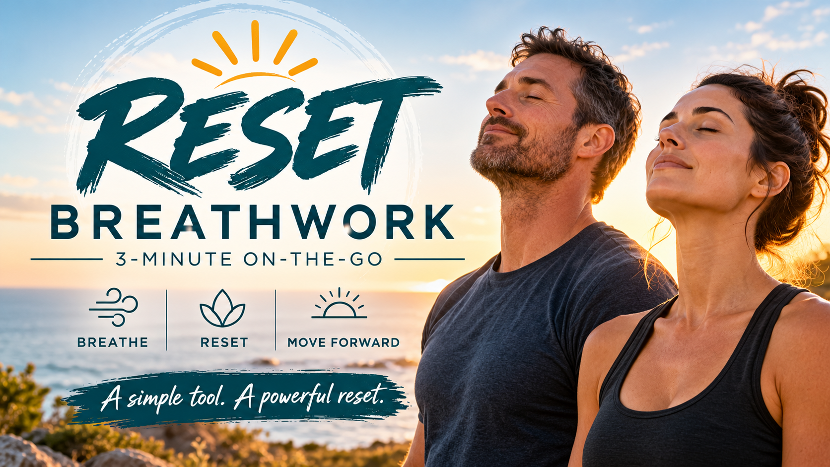 Product image for Breathwork RESET - 3 min on-the-go sessions