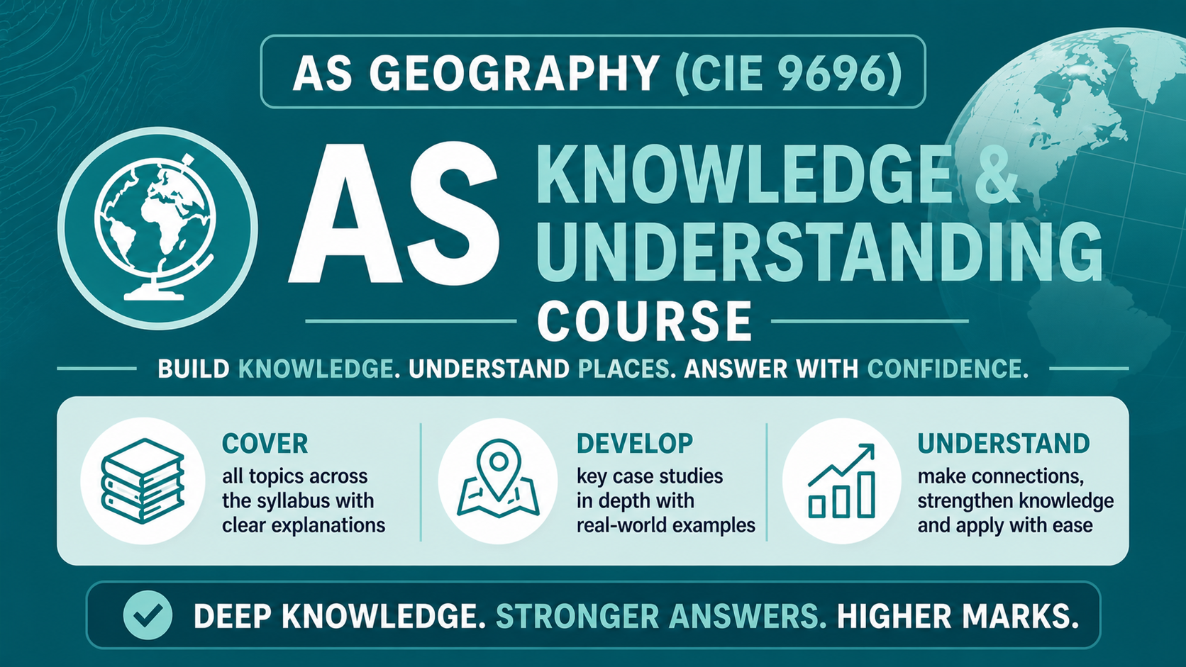 Product image for AS Geography (CIE 9696) - Knowledge and Understanding 