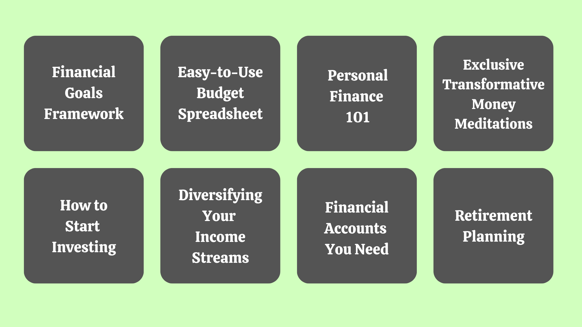 personal finance 101