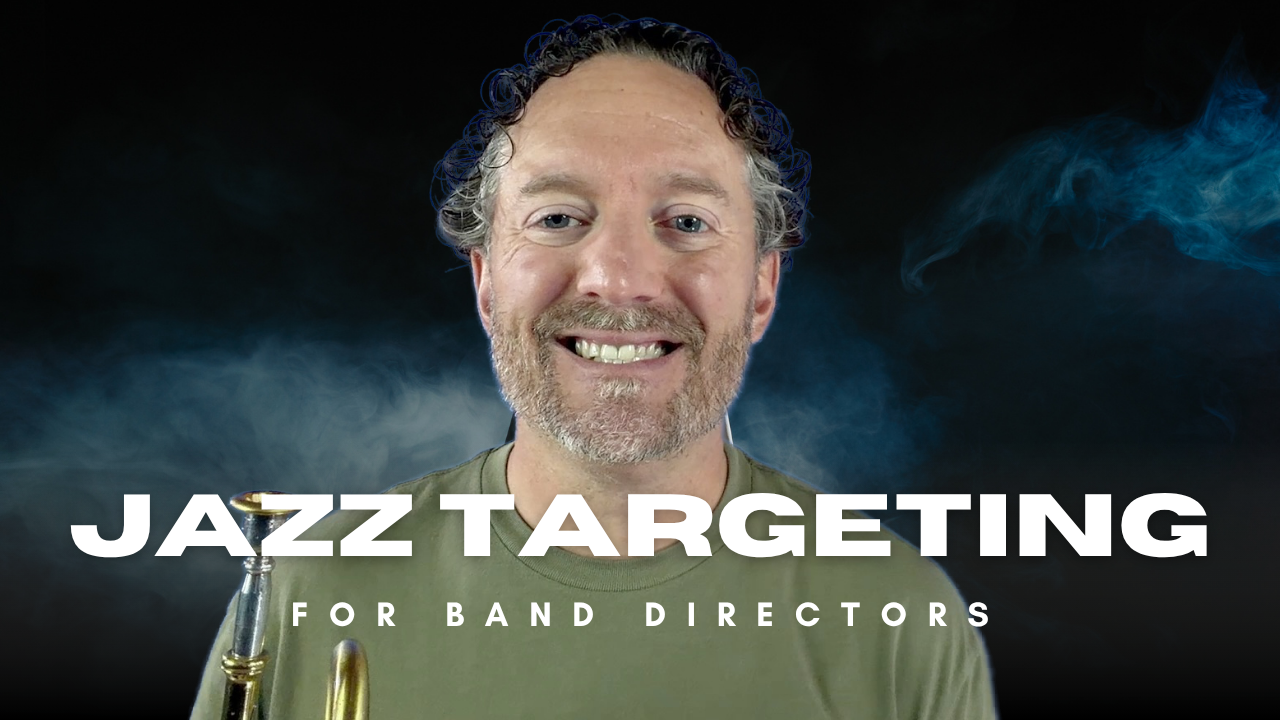 Product image for Jazz Targeting for Band Directors: A Practical Improvisation Curriculum for School Jazz Ensembles