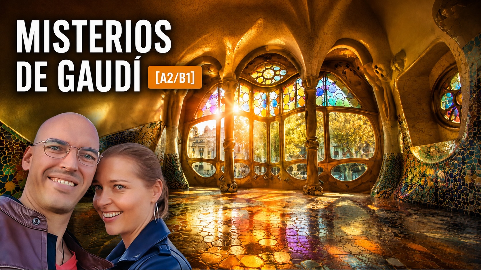Imagen de producto para Vídeo-training interactivo: Los Misterios Ocultos de Gaudí (A2-B1)