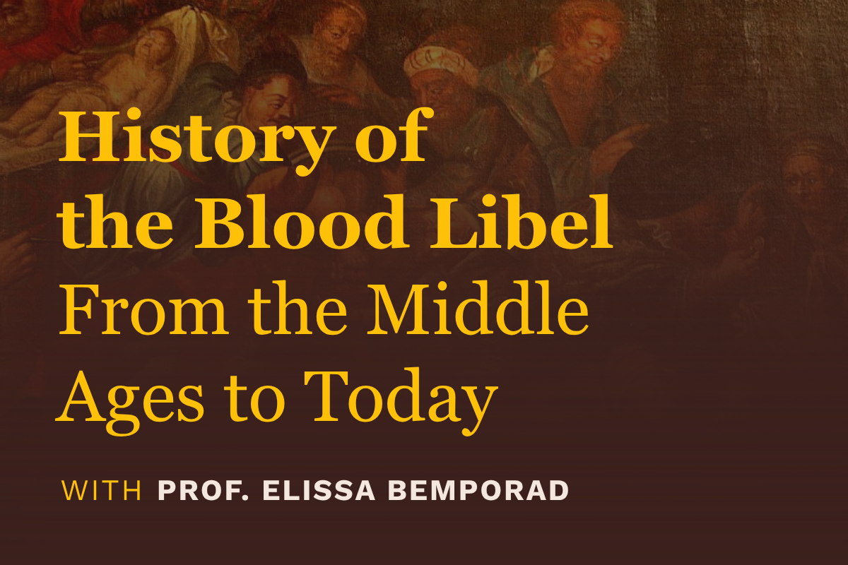 Product image for History of the Blood Libel: From the Middle Ages to Today