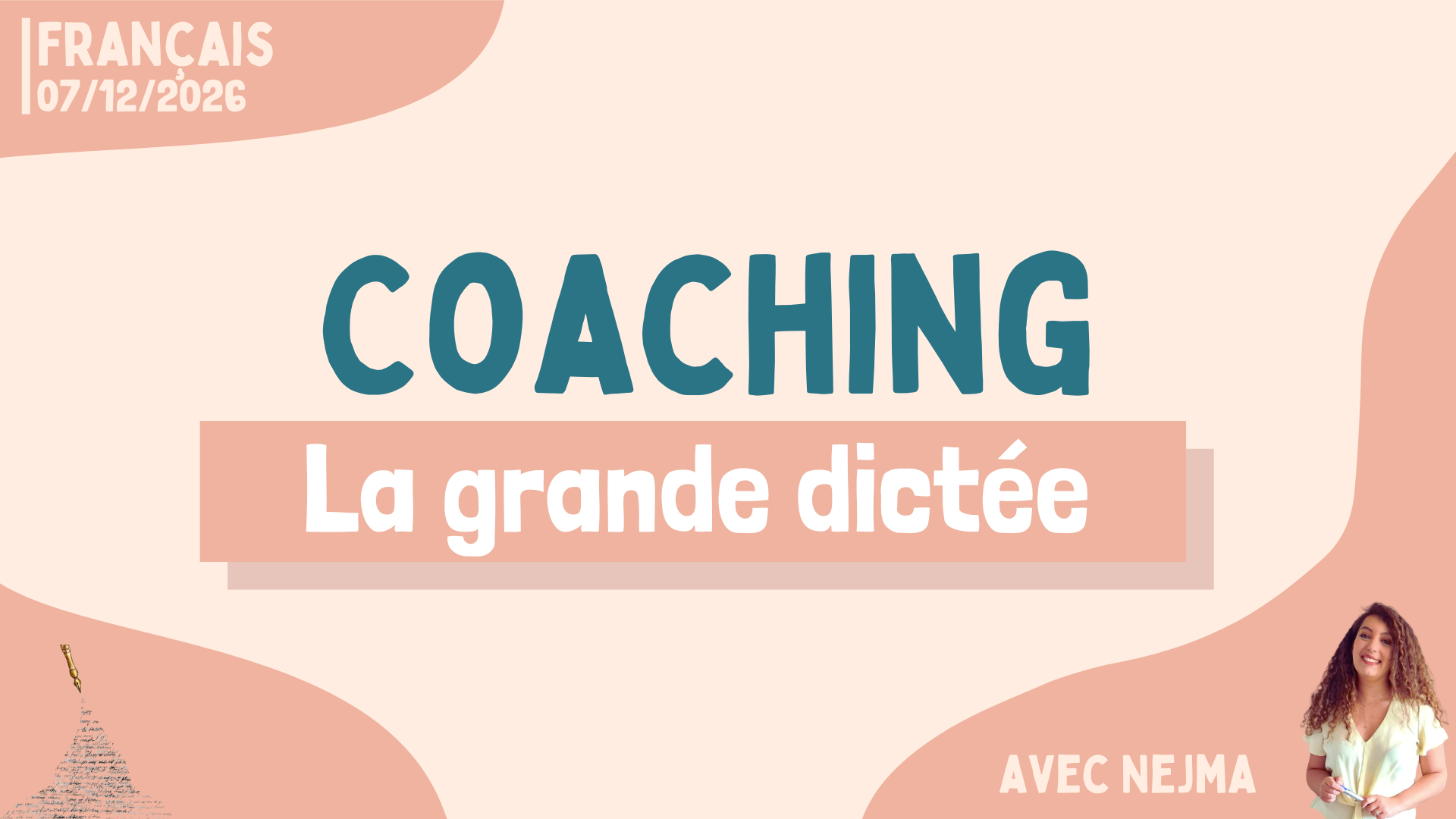 Image du produit pour Coaching "La grande dictée"