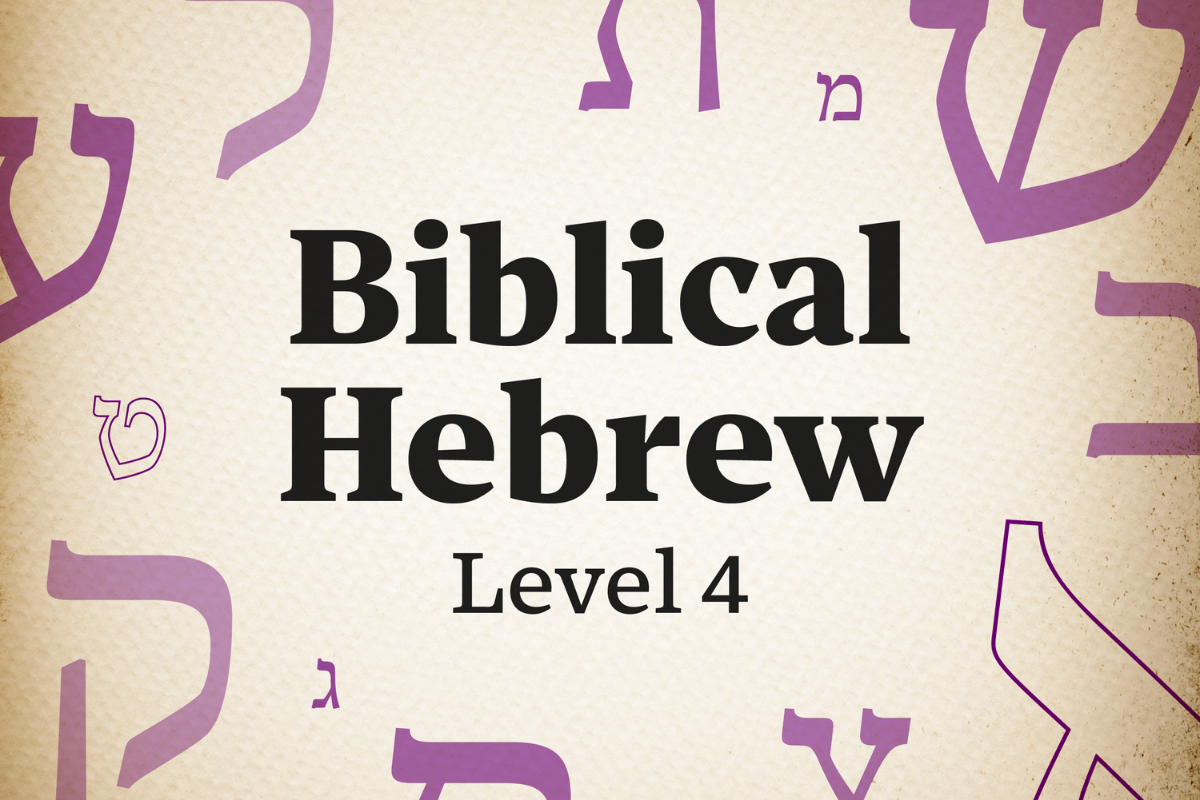 Product image for Biblical Hebrew Level 4 (2026)
