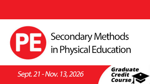 Product image for Secondary Methods in Physical Education (Fall 2026)