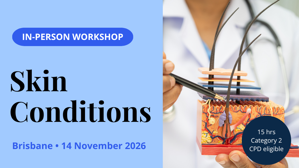 Product image for Brisbane Workshop: Skin Conditions (14 November 2026)