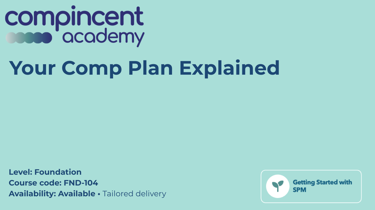 Product image for Your Comp Plan Explained 