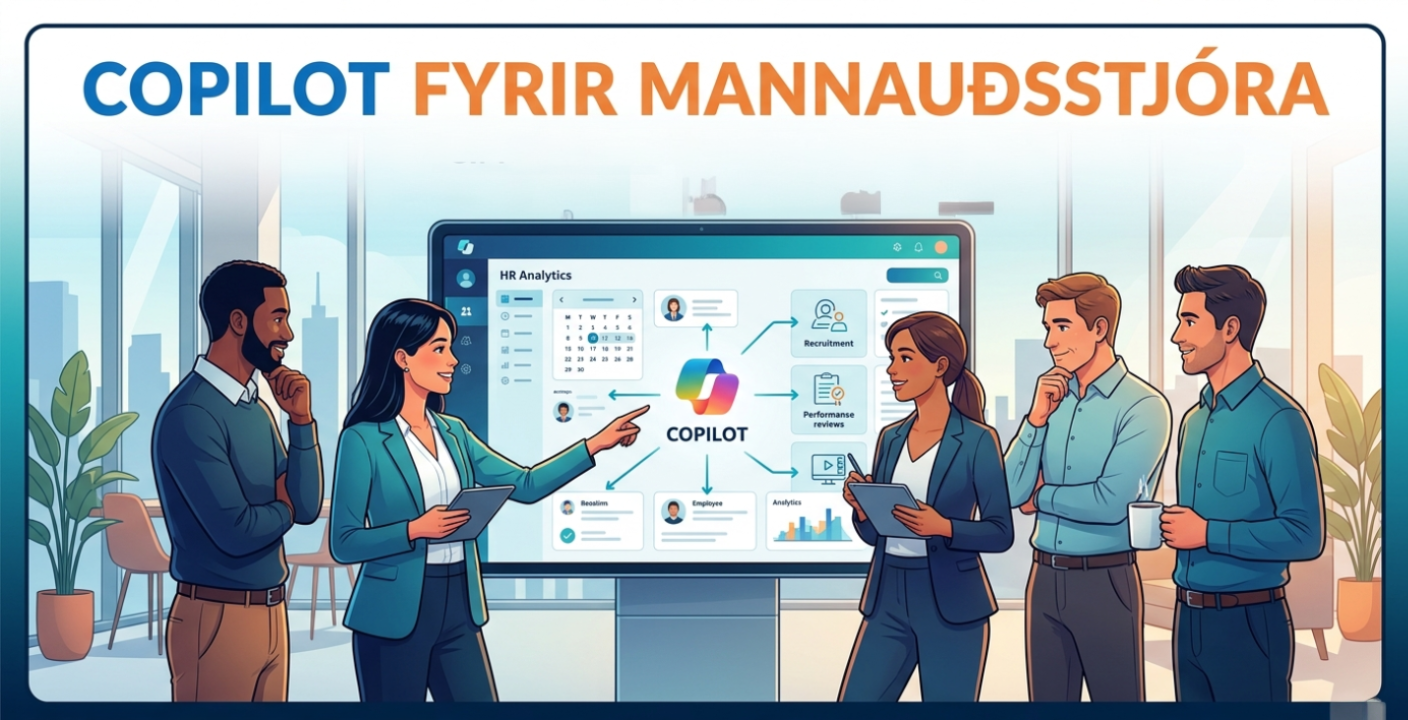 Product image for Copilot fyrir mannauðsstjóra