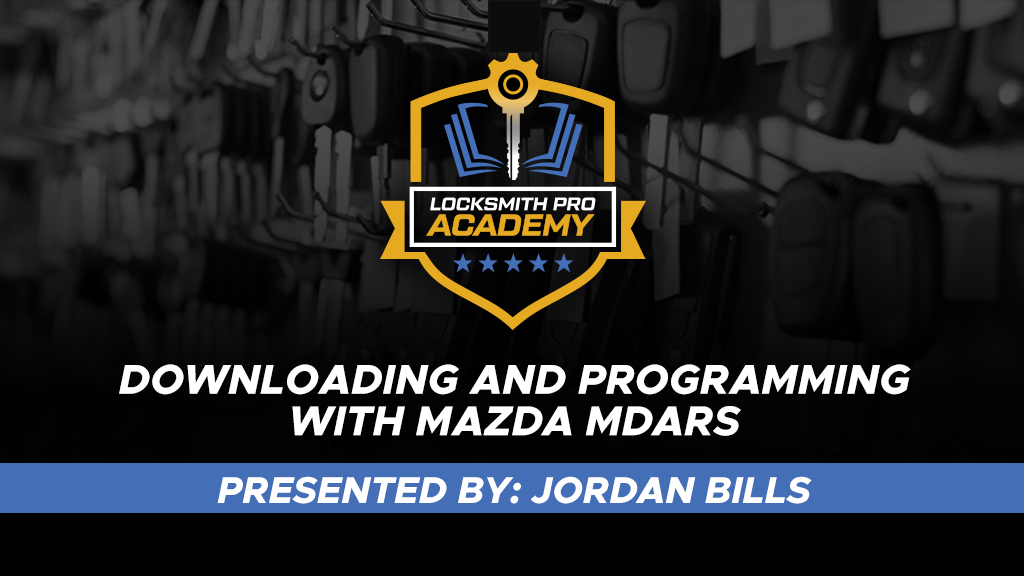 Product image for Downloading and Programming with Mazda MDARS