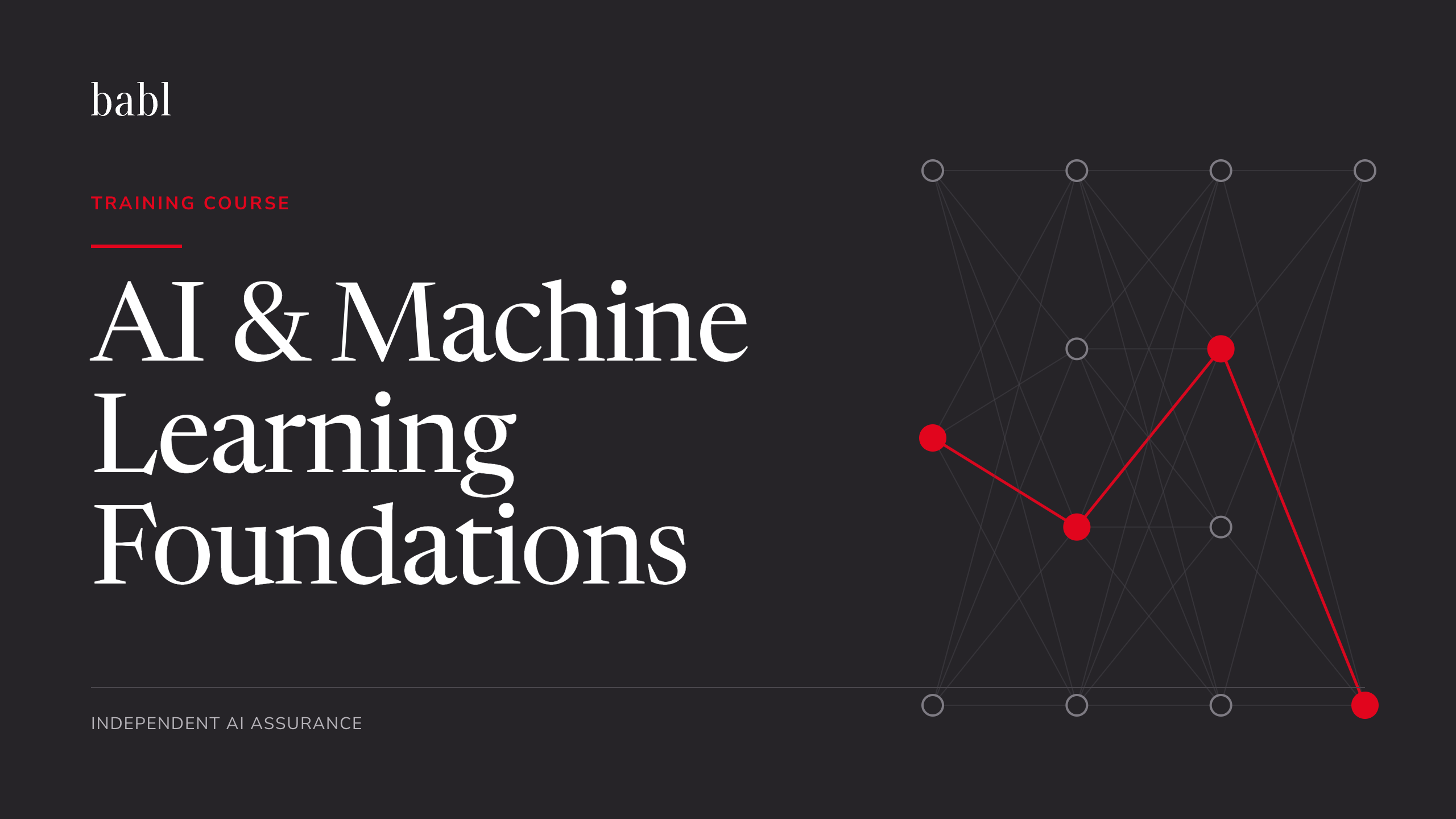Product image for AI & Machine Learning Foundations