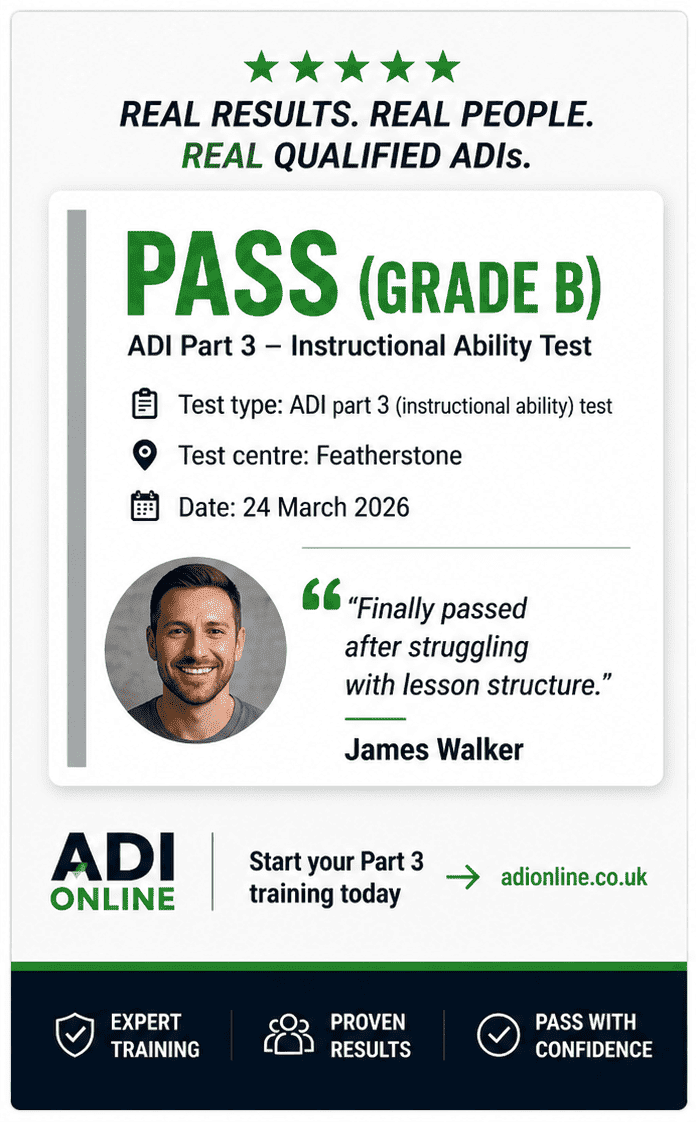 adi part 3 training courses