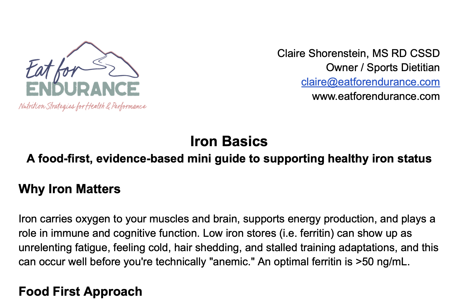 Product image for Iron Basics
