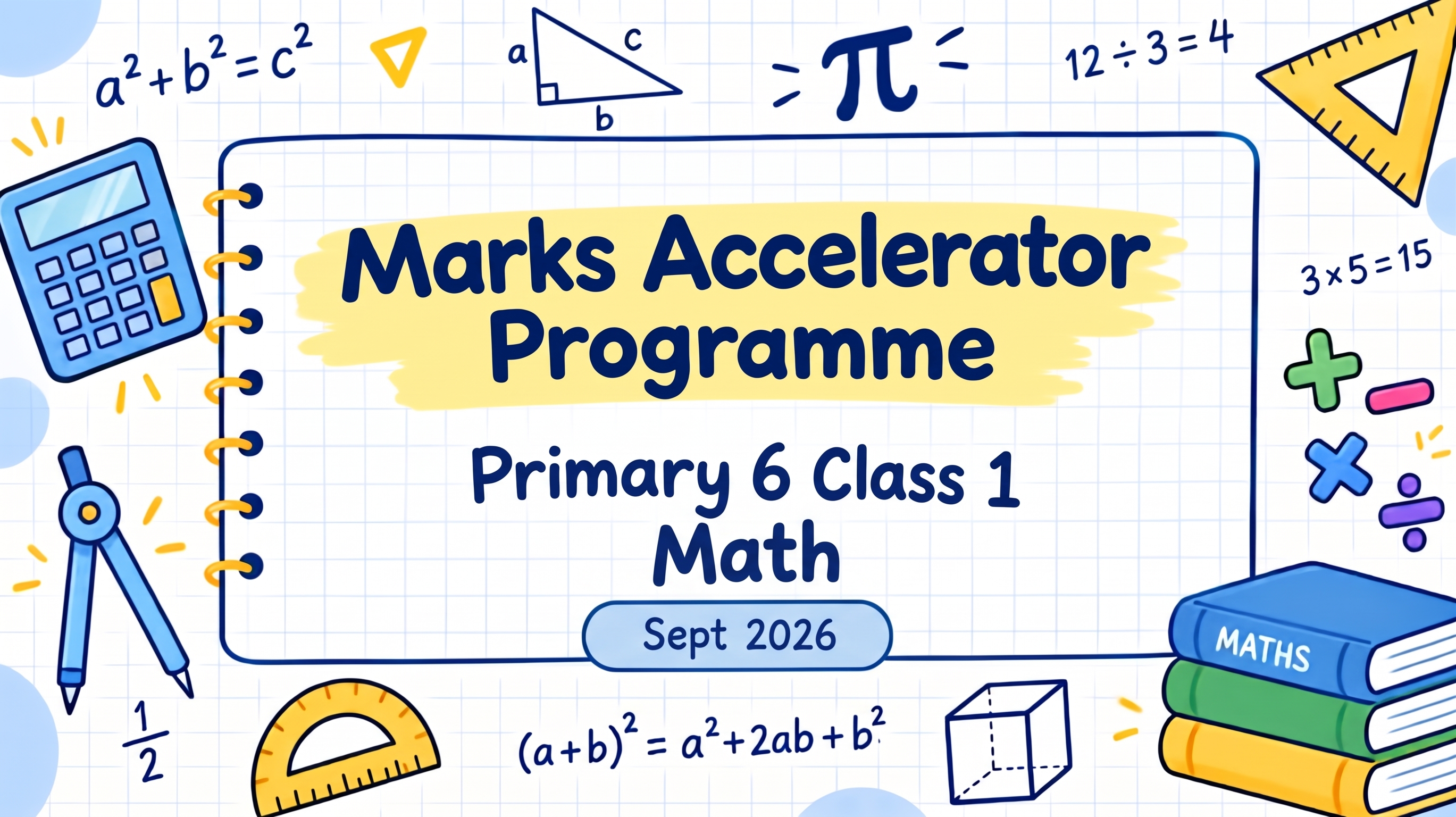 Product image for Math MAP [Sept 2026] : Primary 6 Class 1