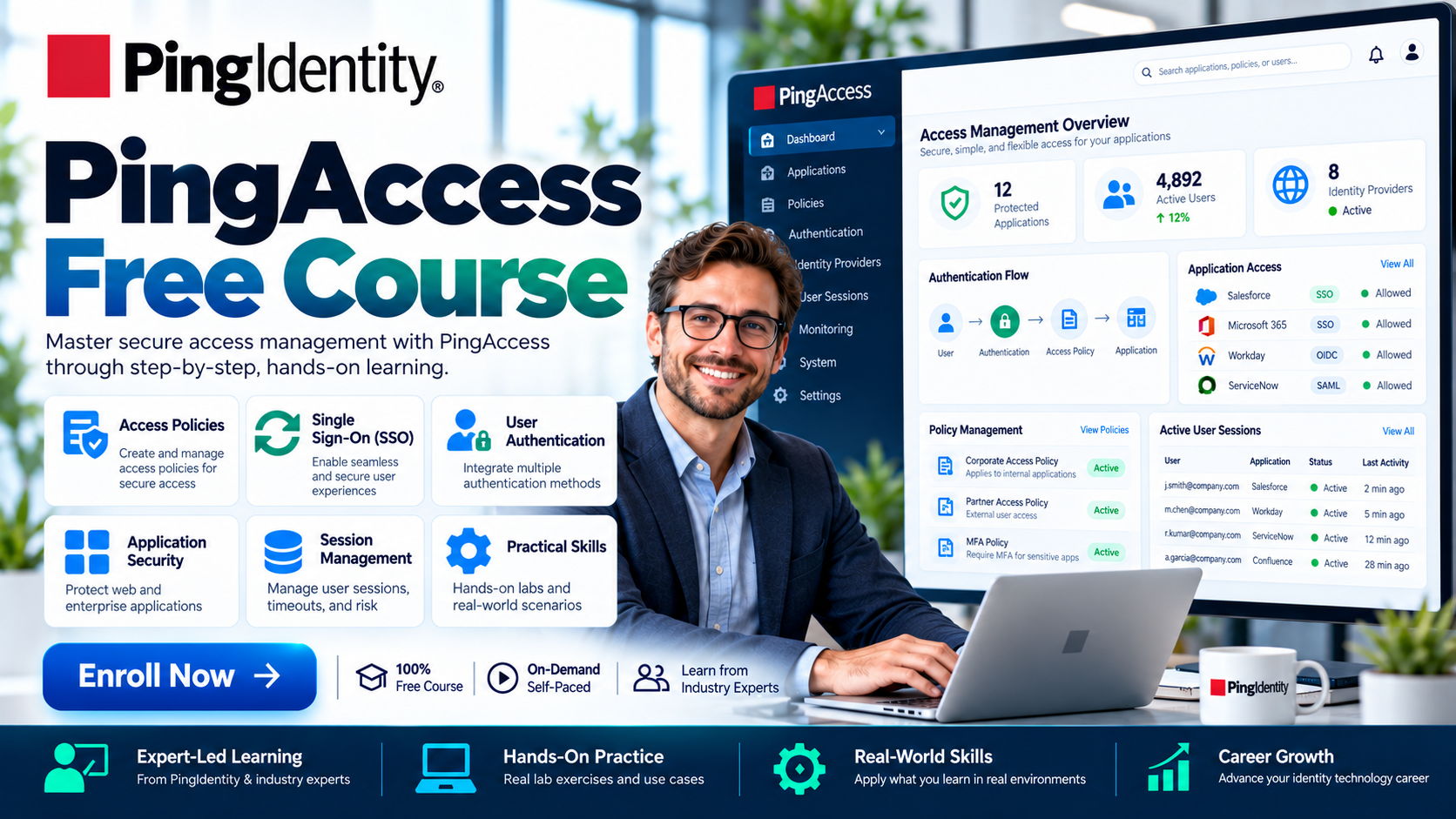 Product image for PingAccess Free Course