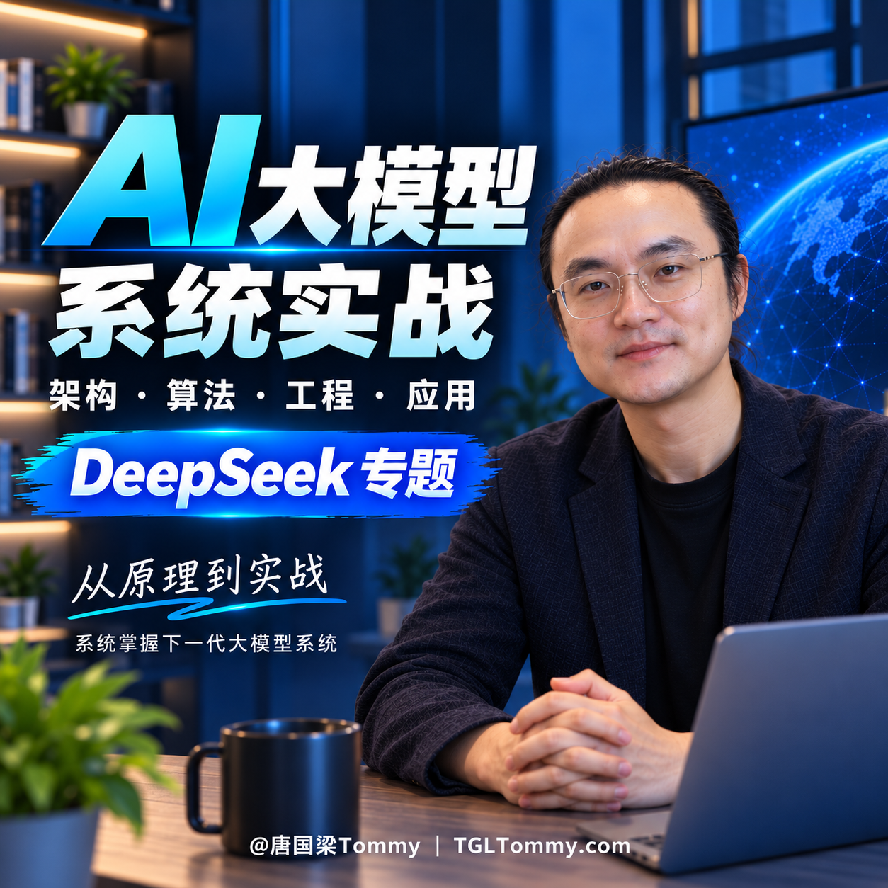 AI大模型课程，唐国梁Tommy课程，DeepSeek，AI技术教程，强化学习，Agent RL
