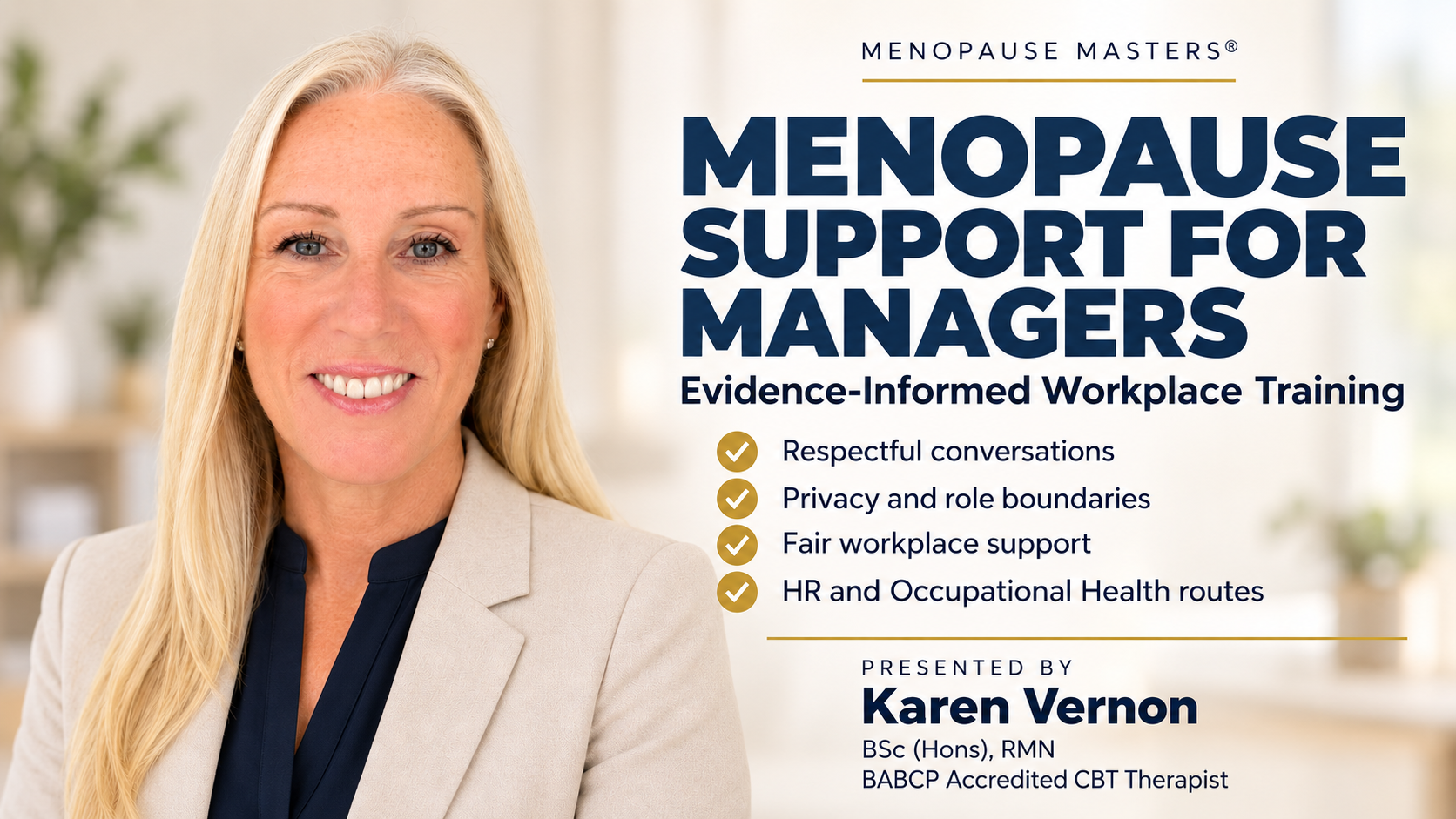 Product image for Menopause Support for Managers