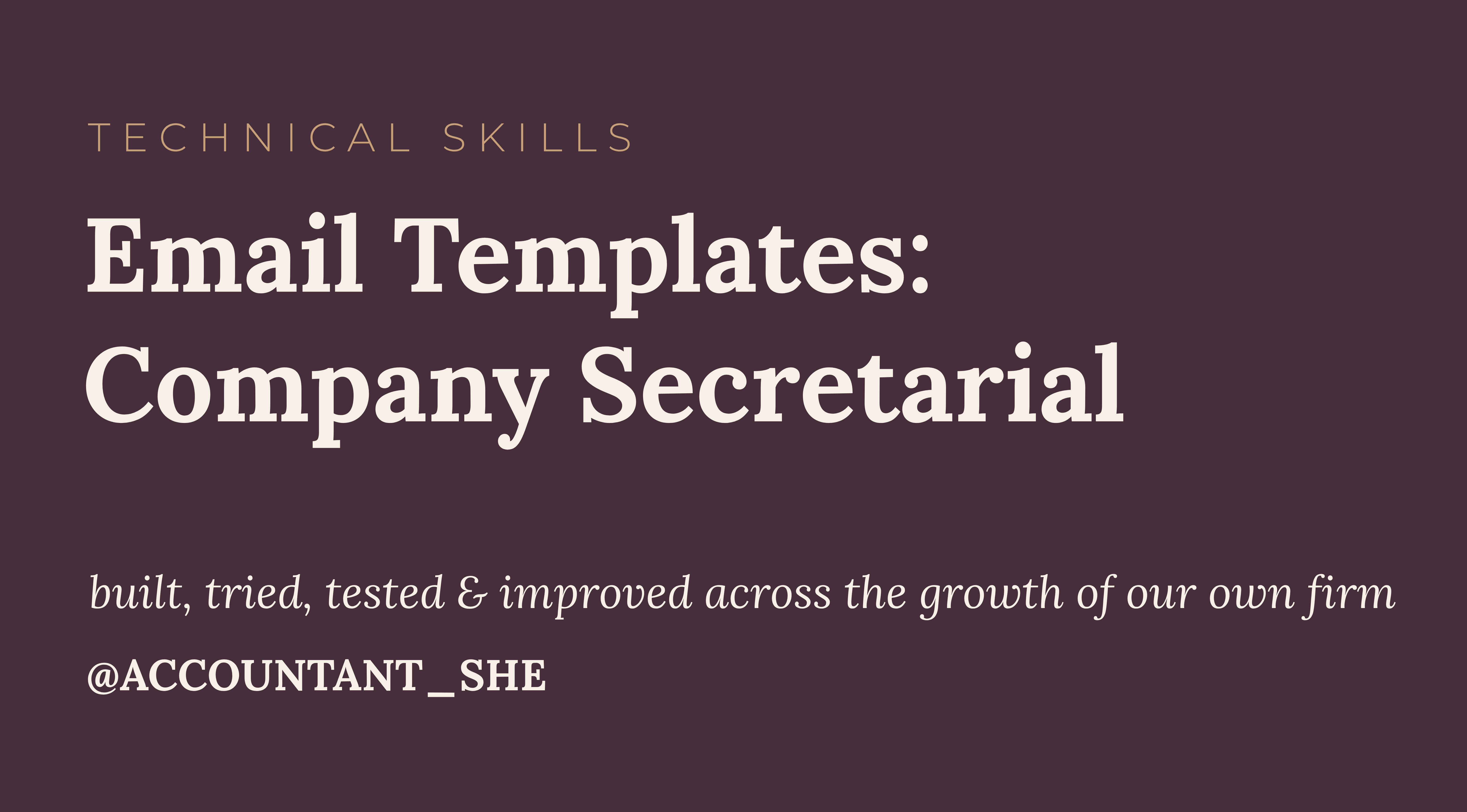 Product image for Email templates - Company secretarial