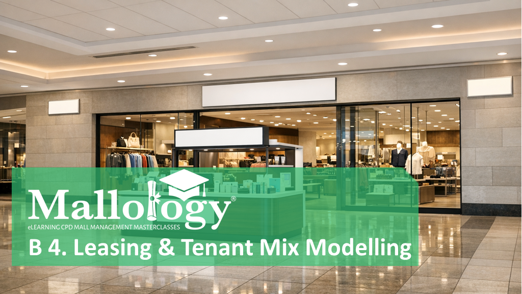 Product image for B4: Leasing & Tenant Mix Modelling