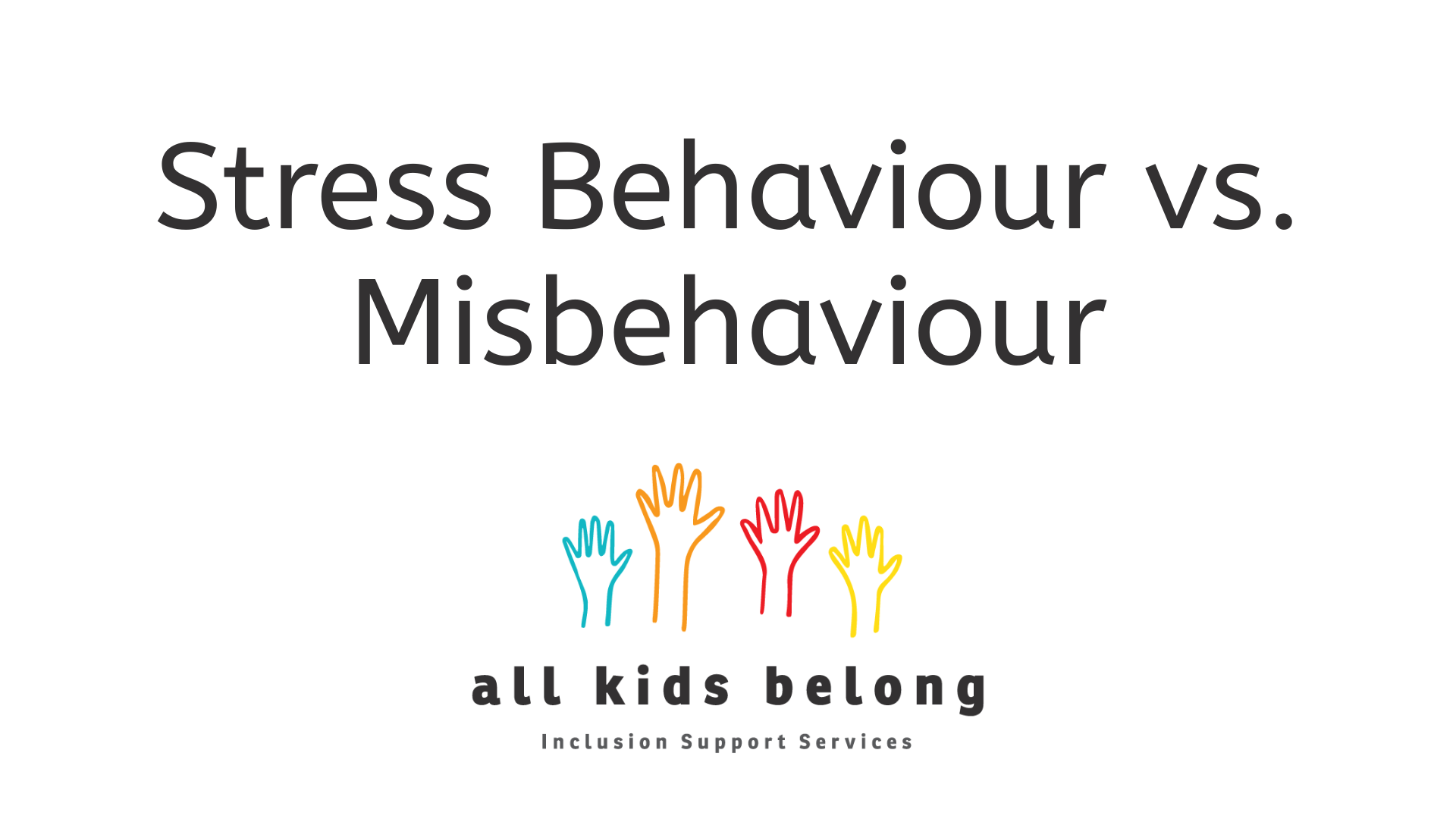 Product image for Stress Behaviour vs. Misbehaviour