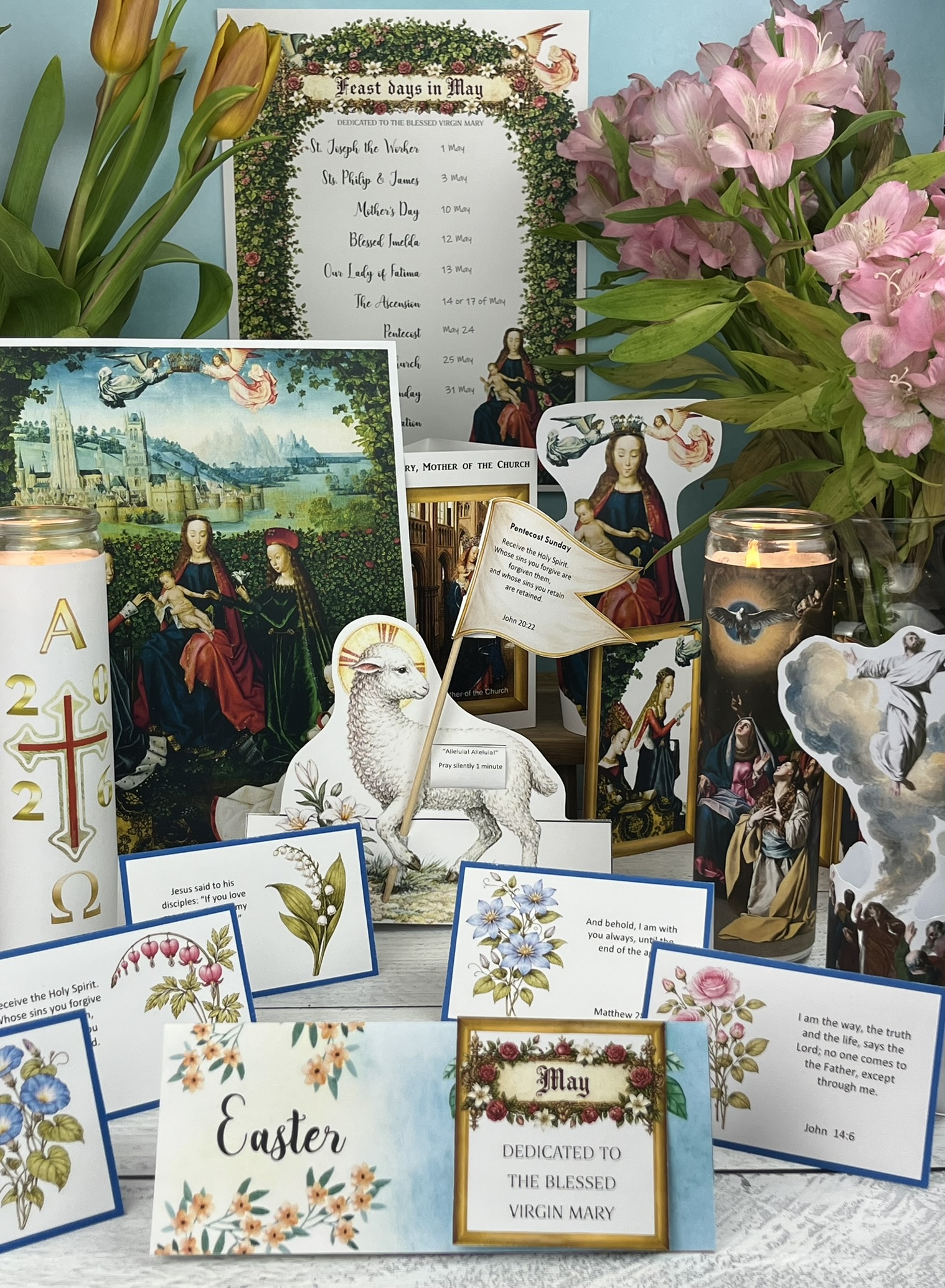 May Home Altar Printables