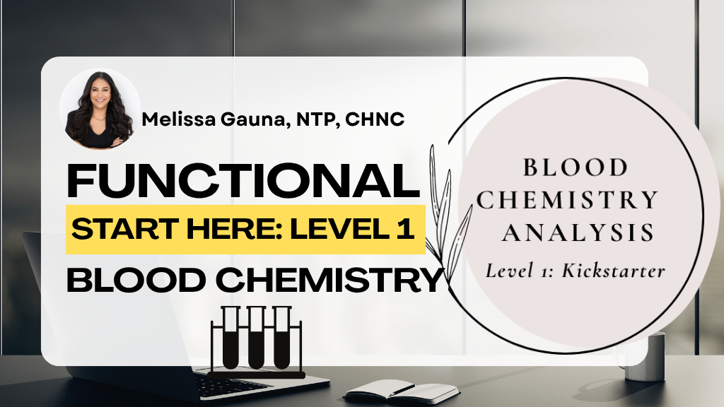 Product image for Kickstarter Session - Functional Blood Chemistry Analysis