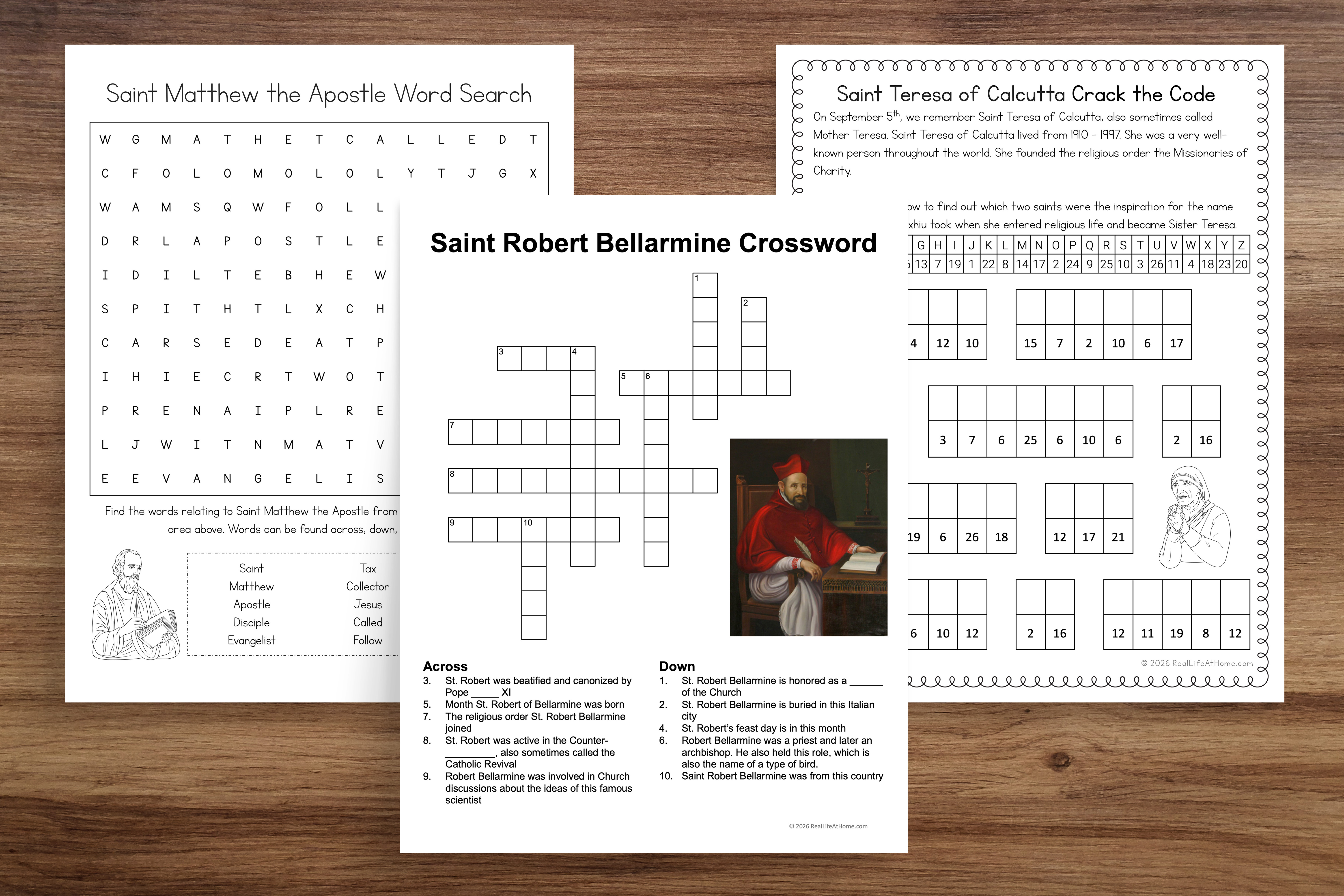 Sample of September 2026 Activity Pages