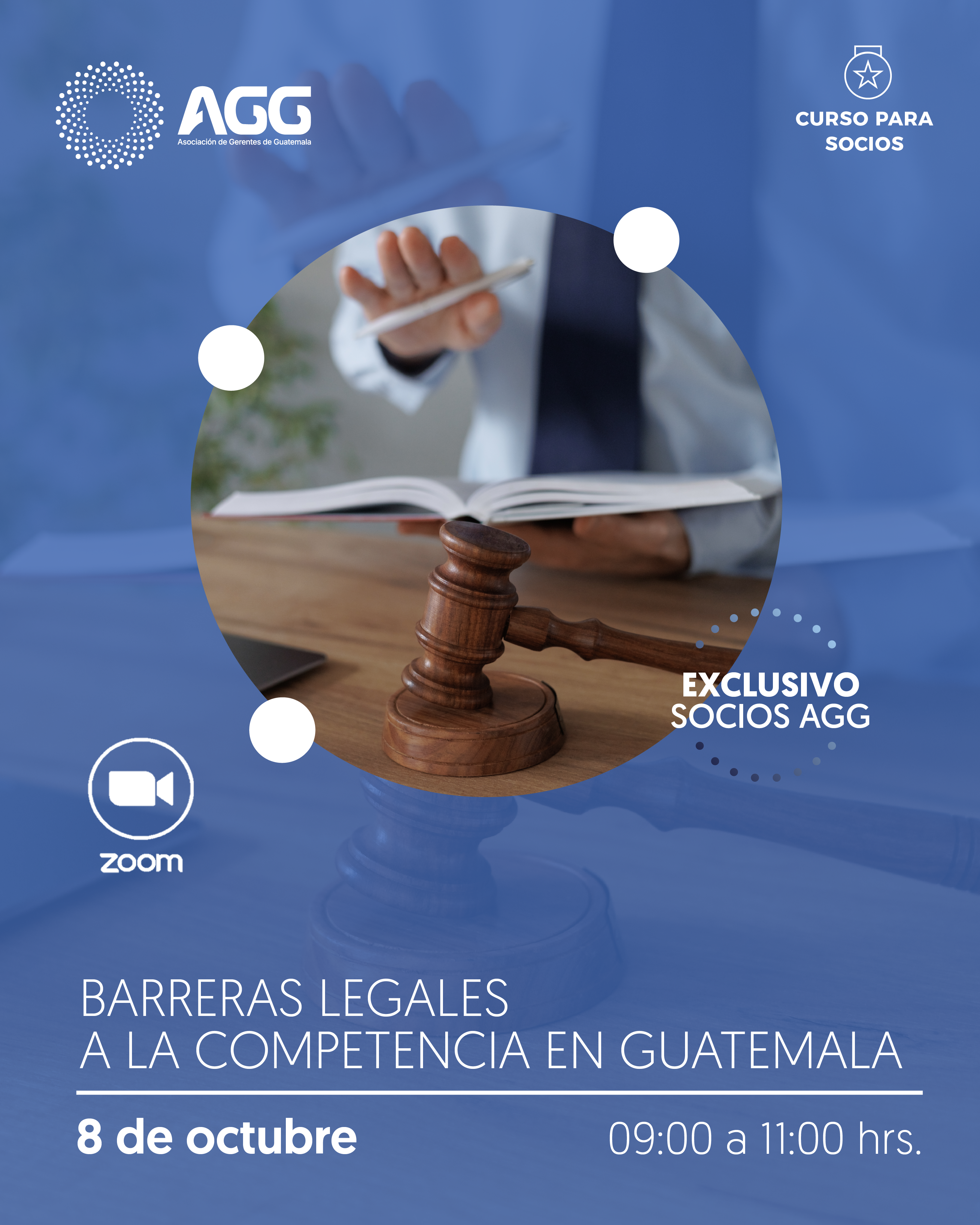 Product image for Curso para socios virtual // Barreras legales a la competencia en Guatemala.