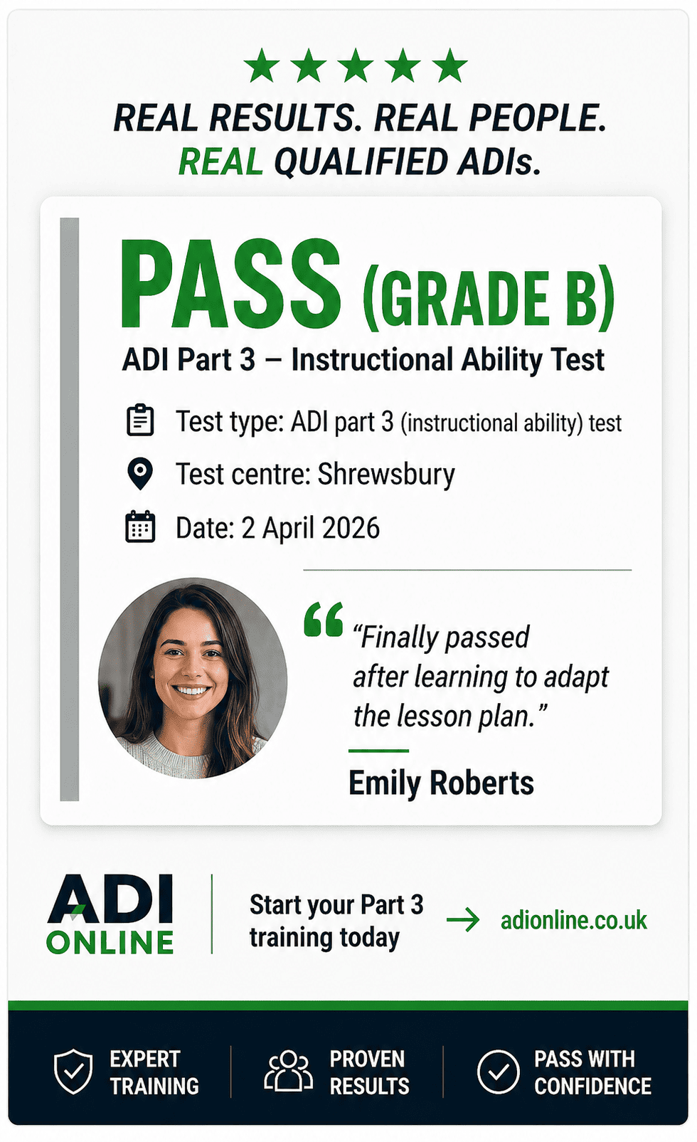 adi part 3 training courses