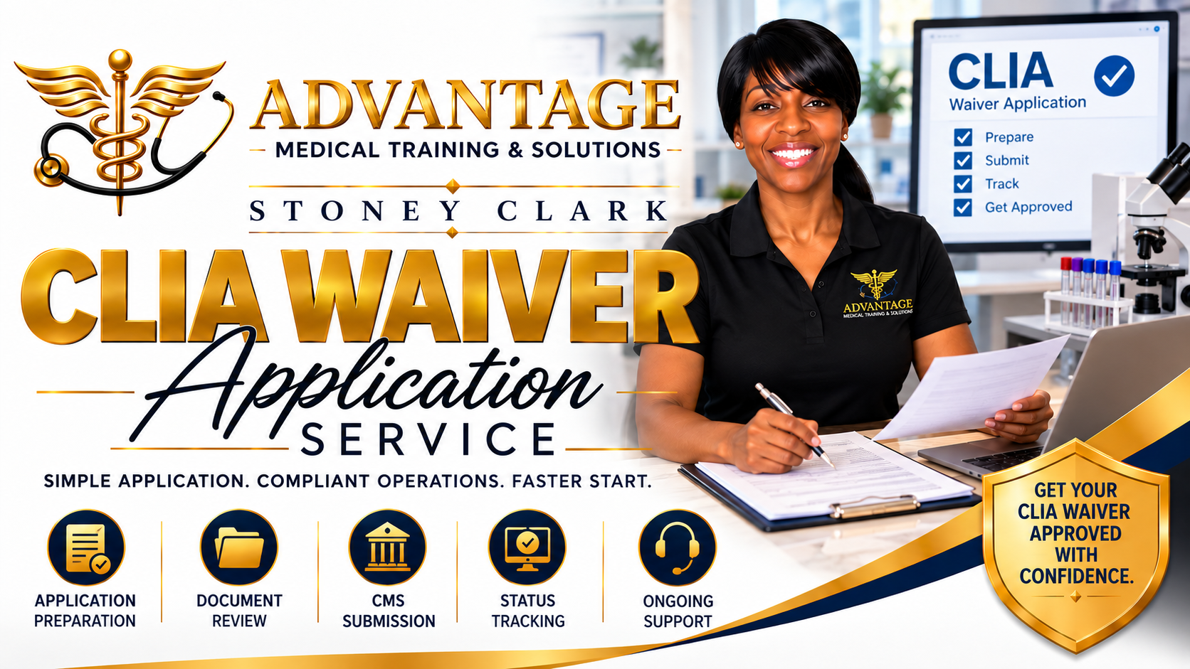 Product image for CLIA Waiver Application Service
