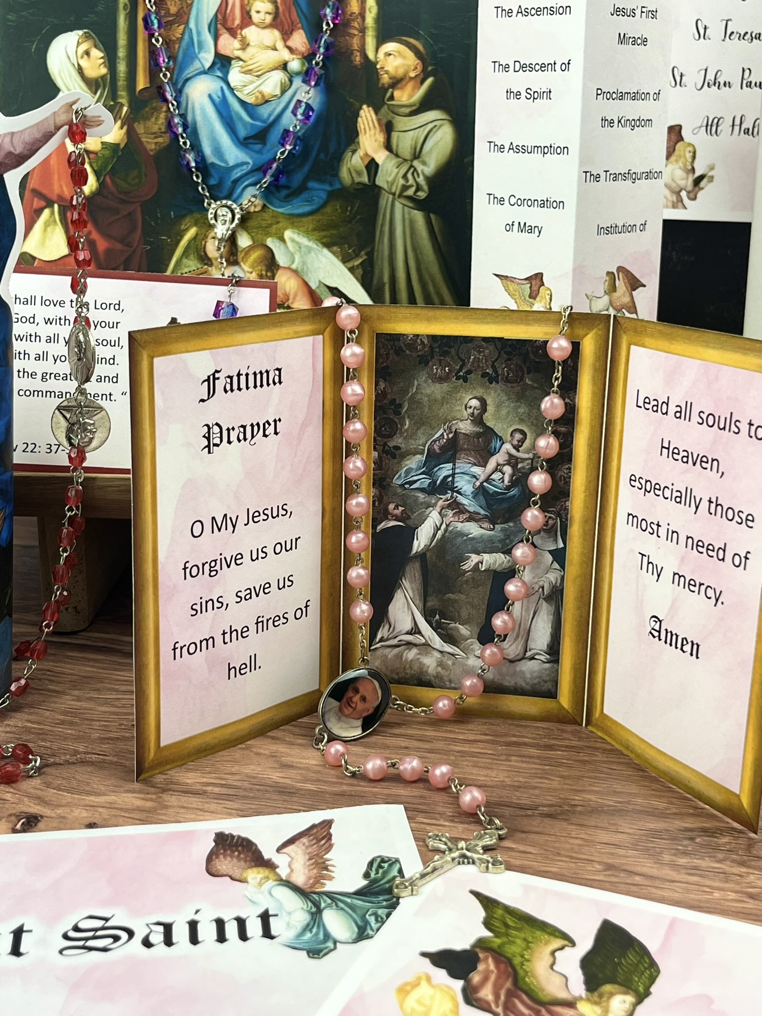 Home Altar Printables Example