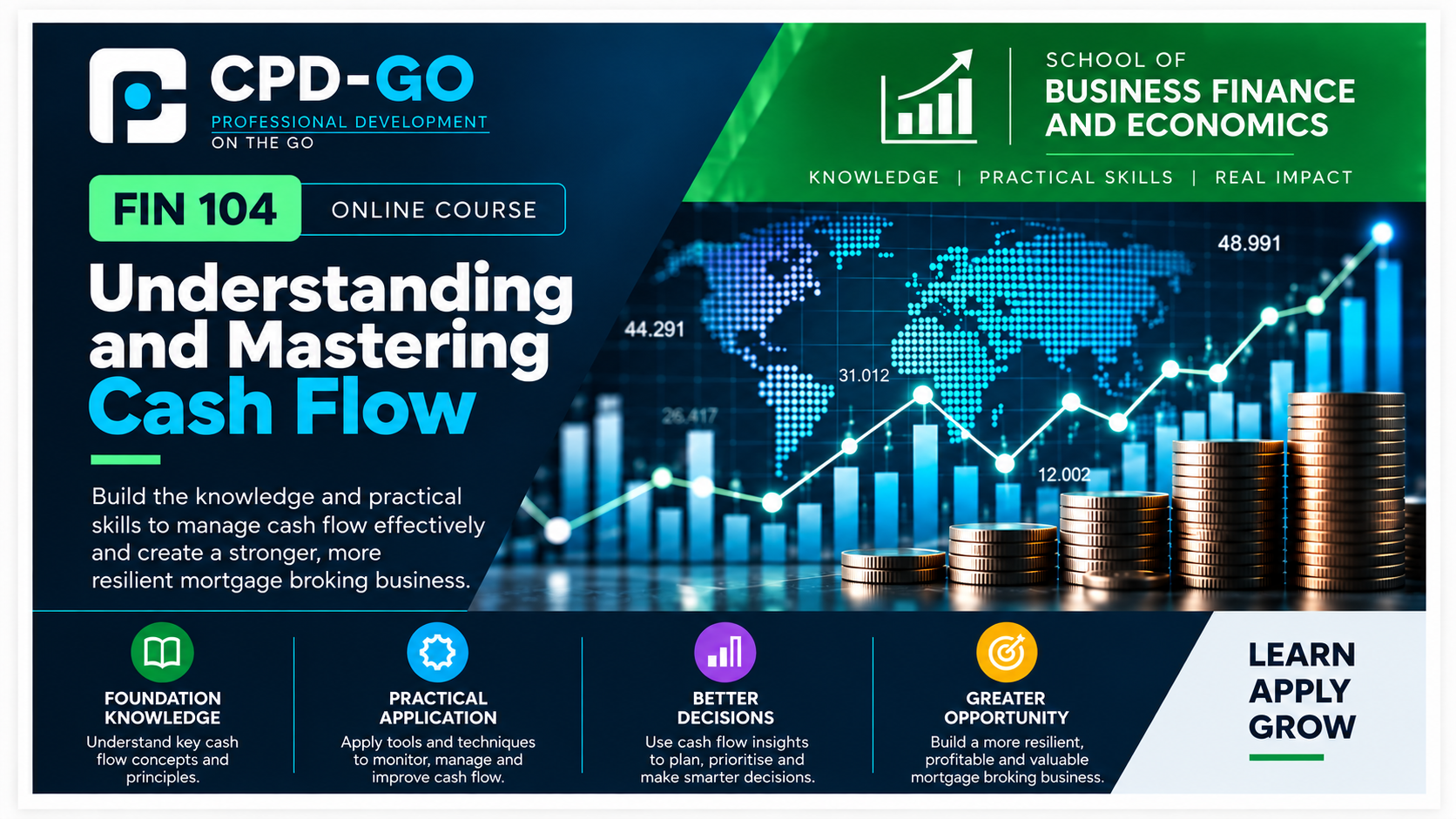 Product image for FIN 104 - Understanding and Mastering Cash Flow