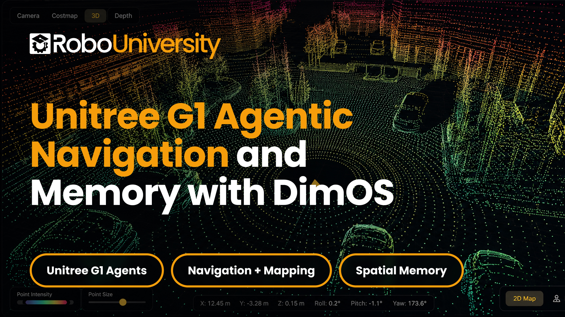 Product image for Unitree G1 Agentic Navigation and Memory with DimOS