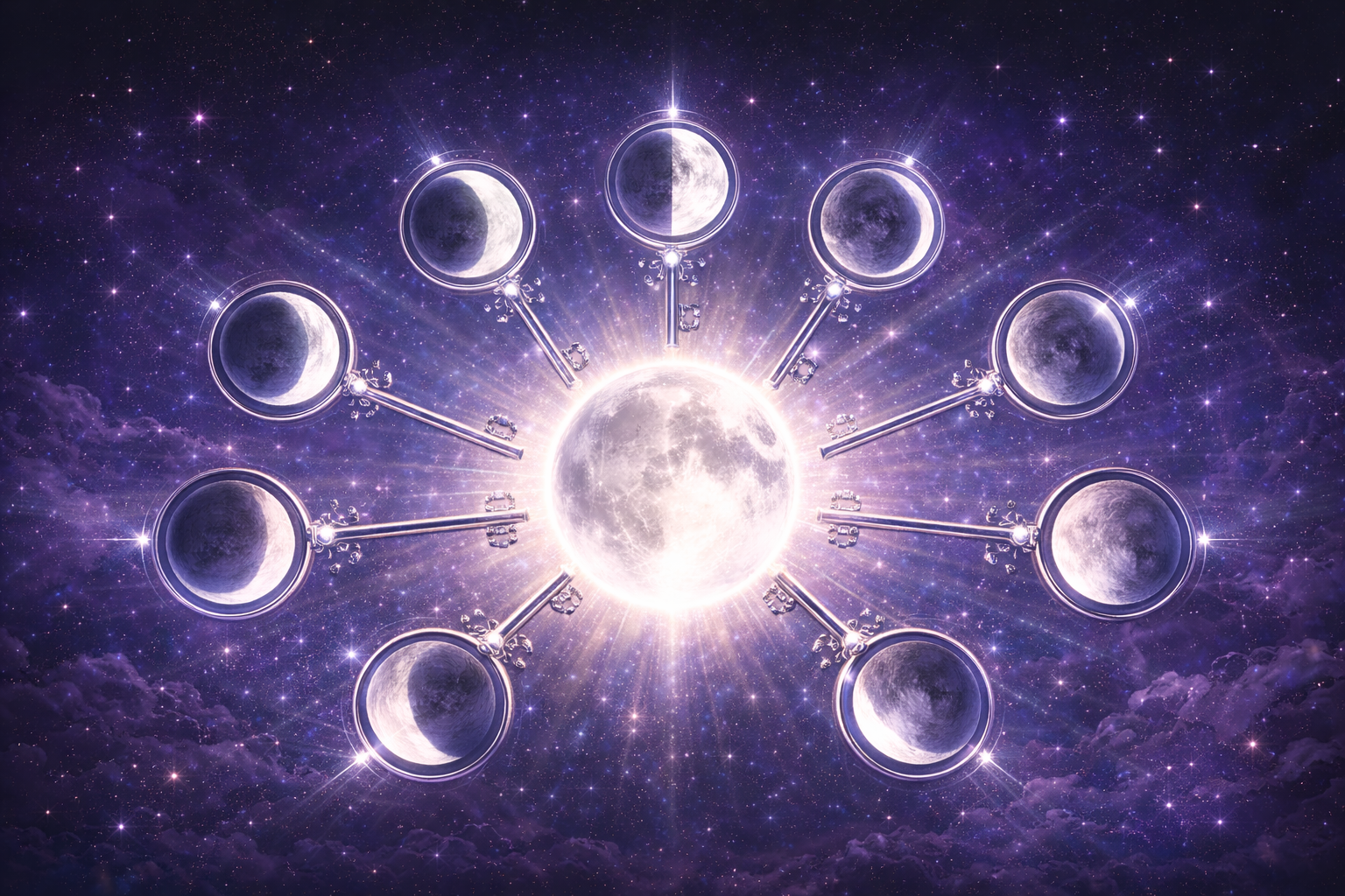 Product image for Cele 8 Chei Ale Manifestării Lunare