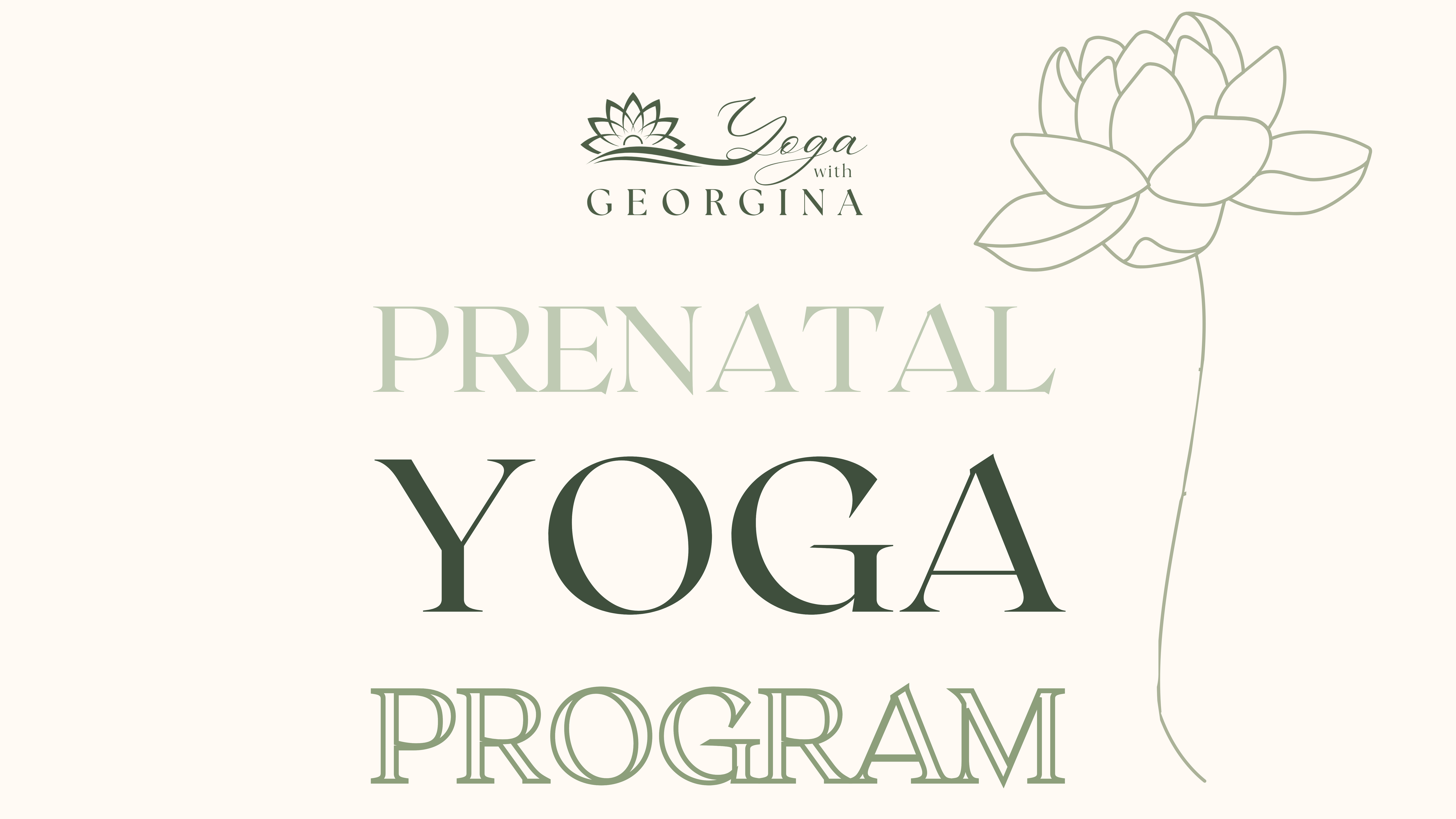 Product image for Prenatal Yoga Program