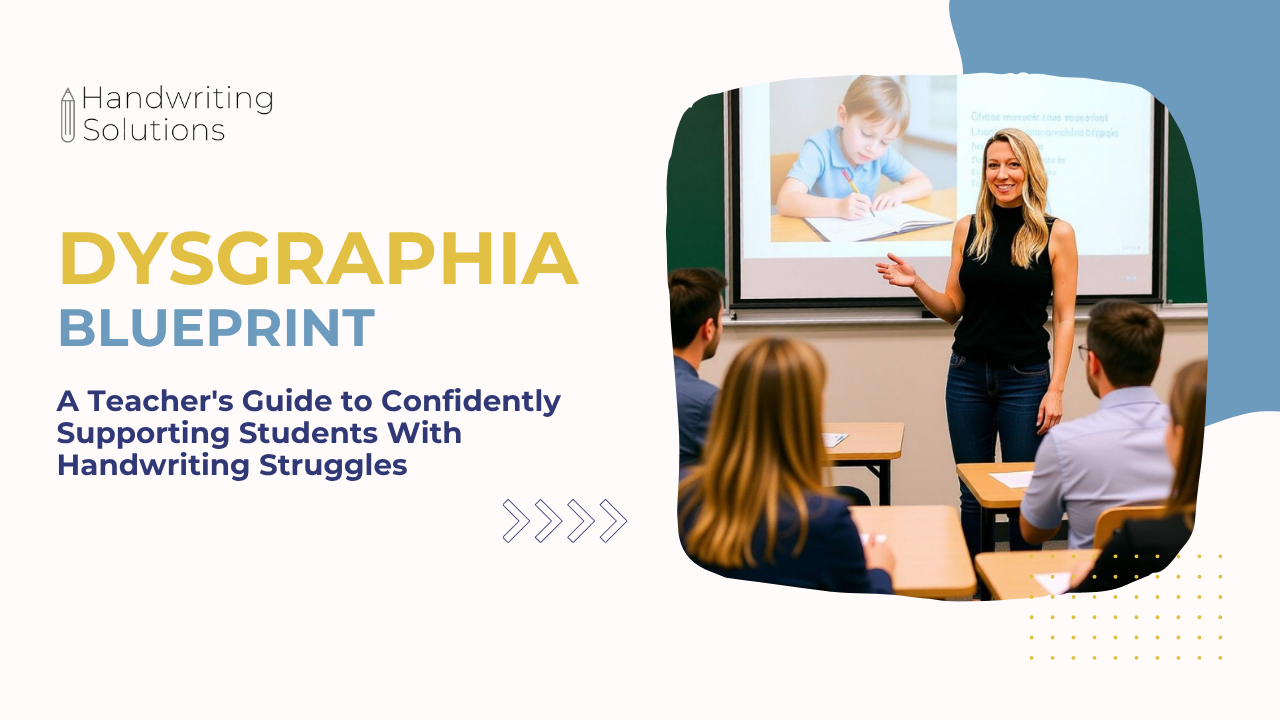 Product image for The Dysgraphia Blueprint