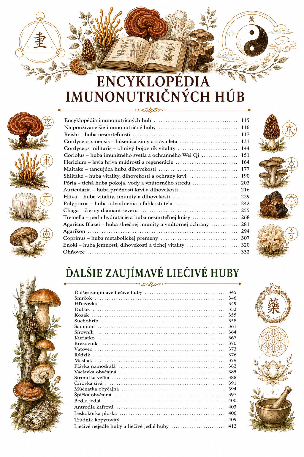 Alchýmia húb - ebook - obsah
