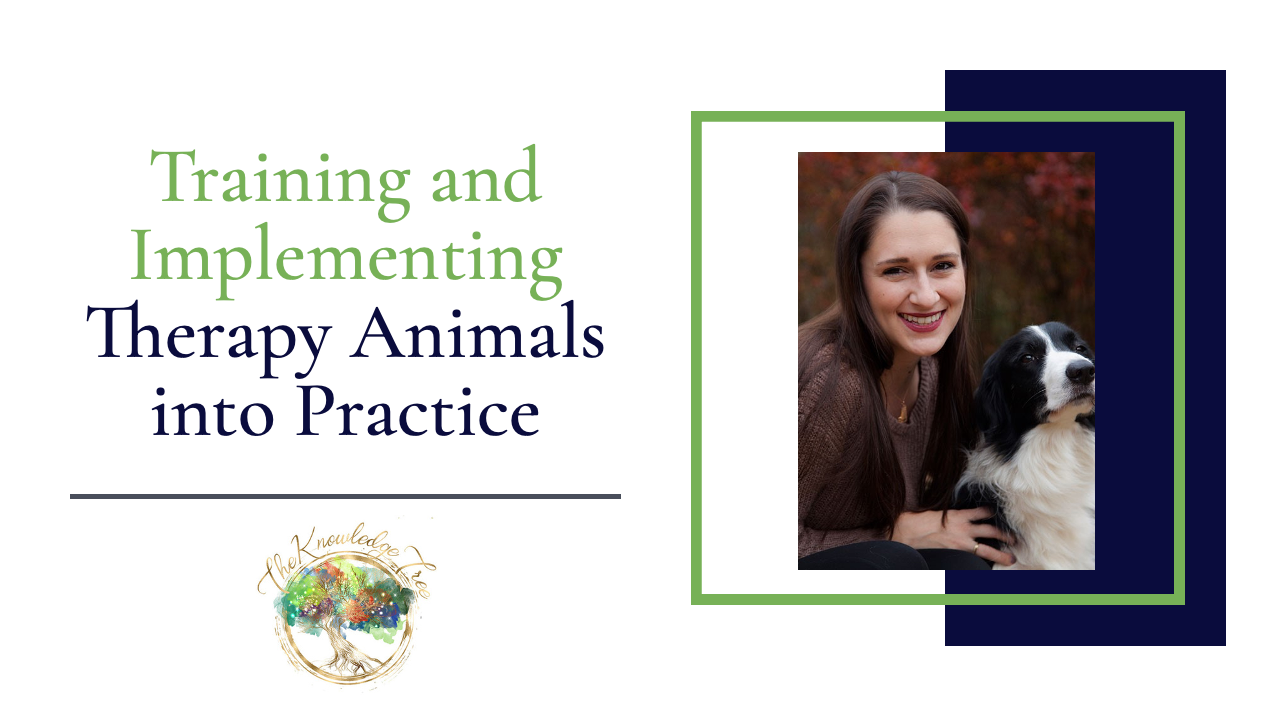 Product image for Training and Implementing Therapy Animals into Practice