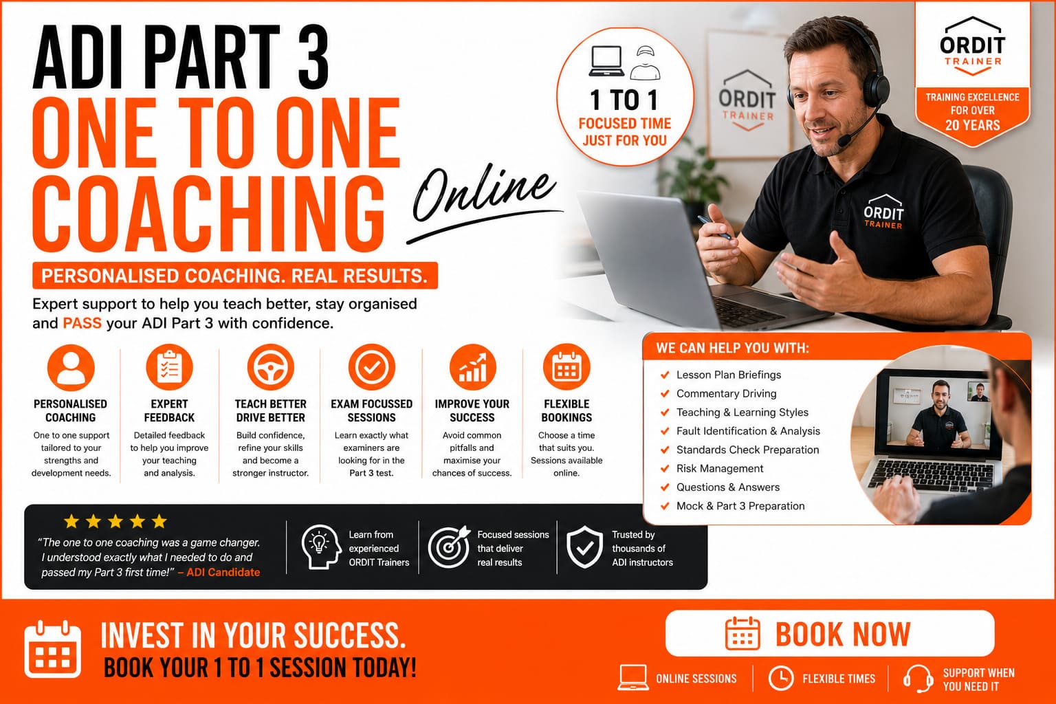 ADI COACHING ONE TO ONE TRAINING
