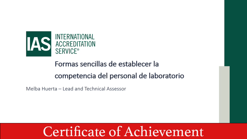 Product image for 3048-Cursos 17025 cortos de SGC-Establecer la competencia del personal de laboratorios