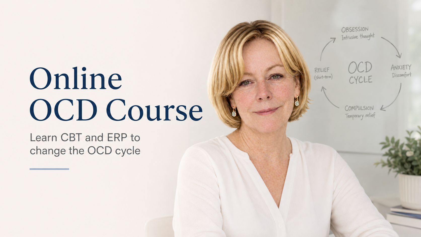 Product image for OCD Course with CBT and ERP | Dr Elaine Ryan