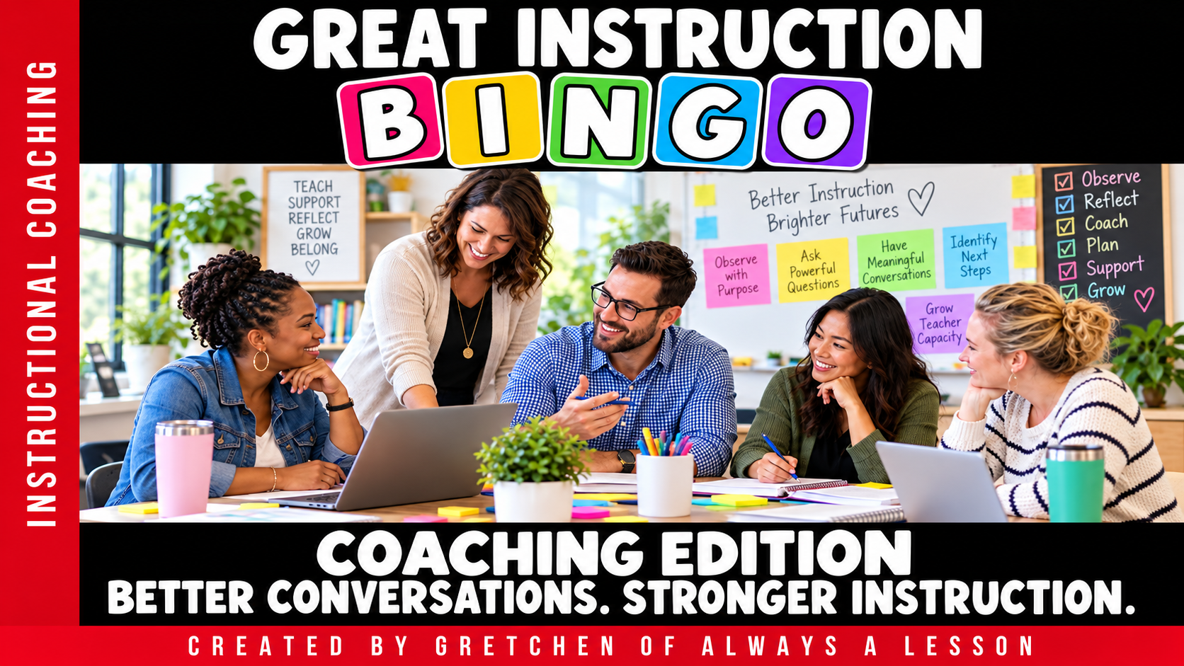 Product image for Great Instruction Bingo-Coaching Edition