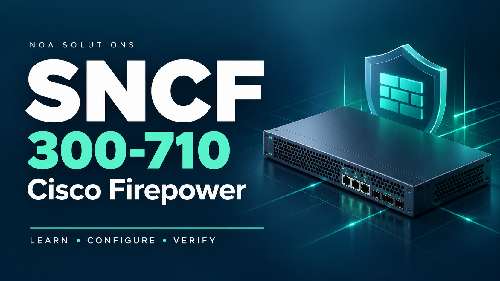 Product image for CCNP/CCIE Security SNCF 300-710 Masterclass 2026 — Cisco Firepower FTD, NGFW & Threat Defense by Triple CCIE