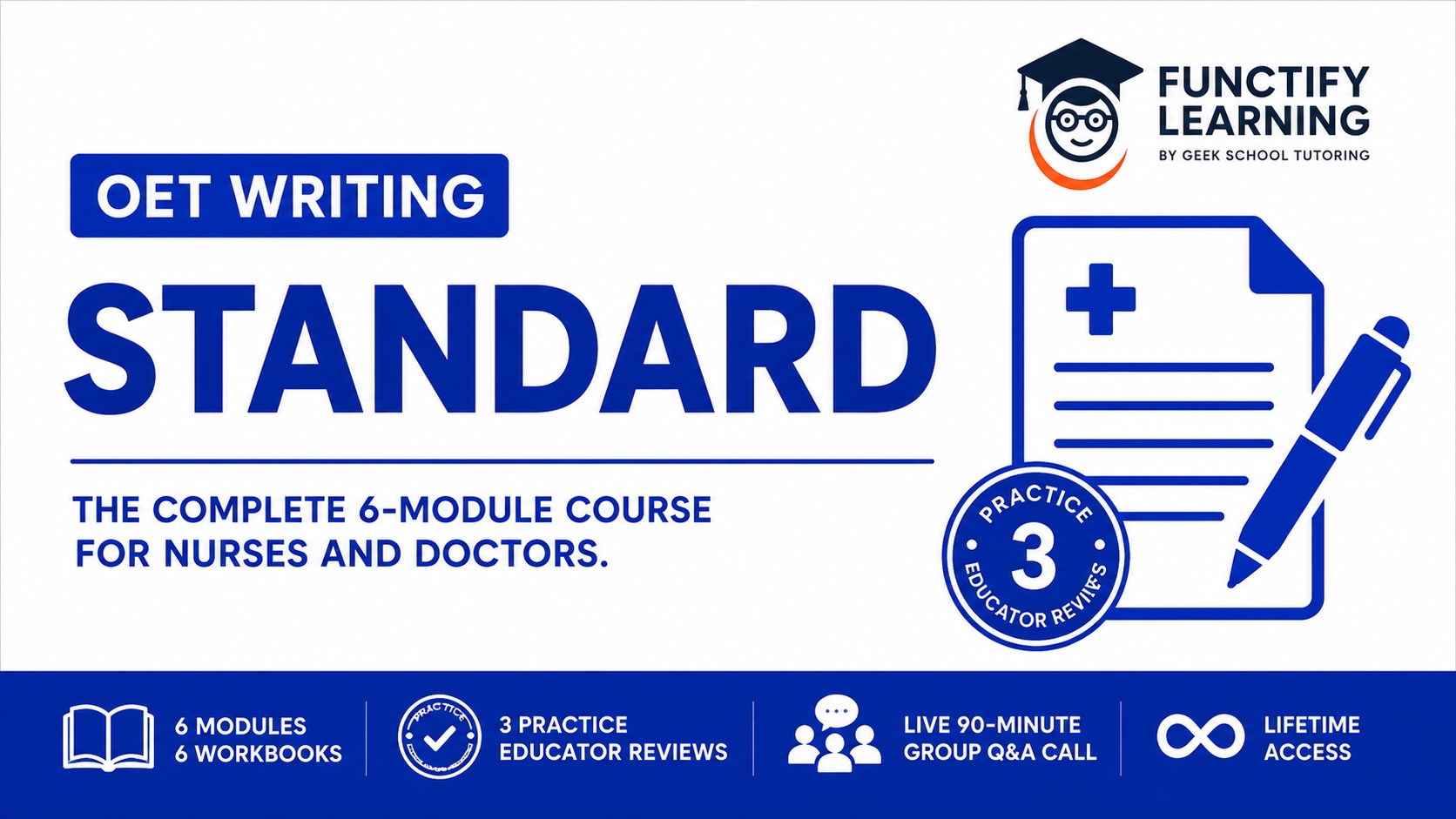 Product image for OET Writing Standard - Limited Enrolment