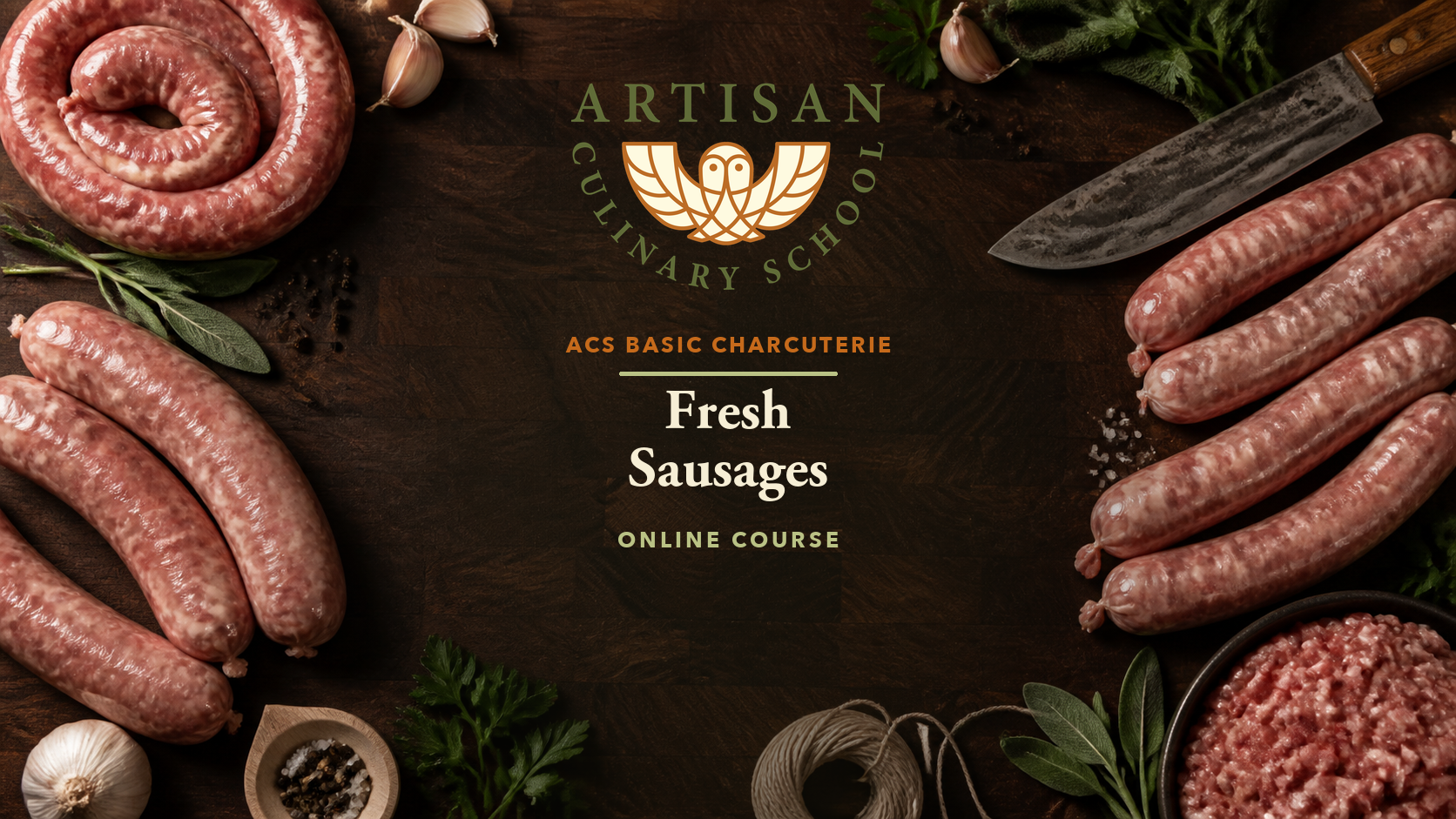 Product image for ACS Basic Charcuterie: Fresh Sausage Making