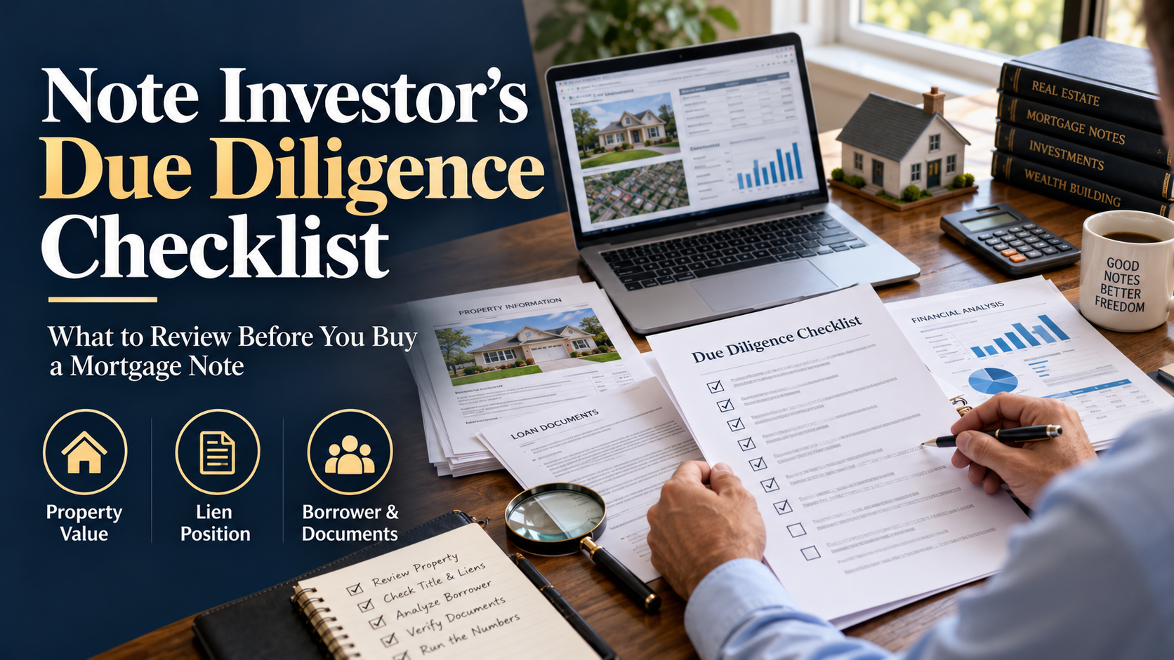 Product image for The Note Investors Due Diligence Checklist