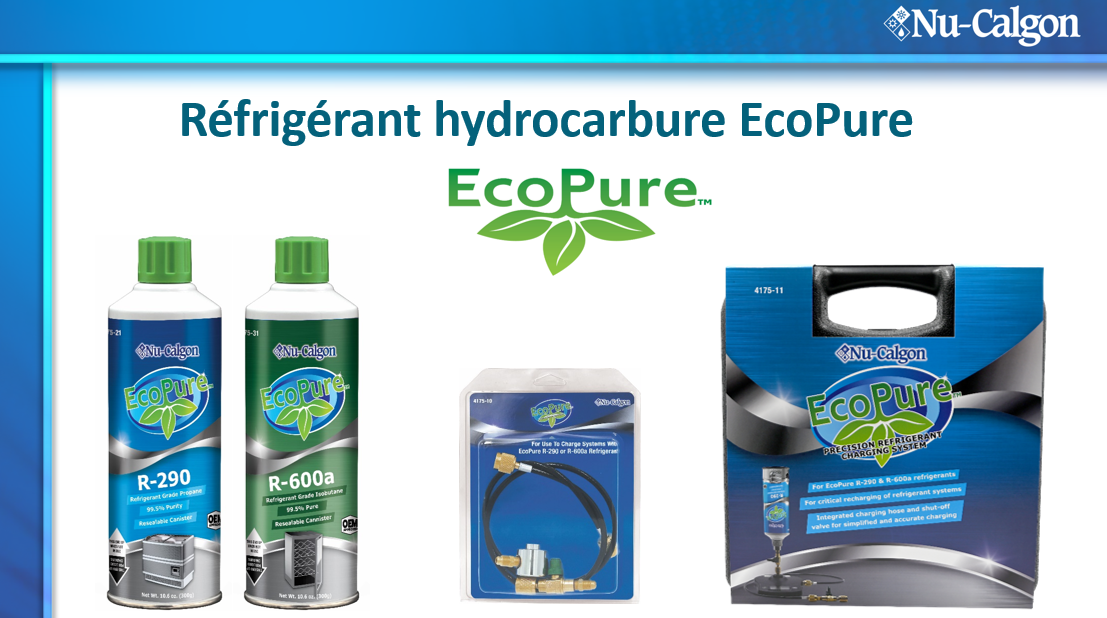 Product image for EcoPure Hydrocarbon Refrigerant NATE ID: 1826-0021 (FRENCH)