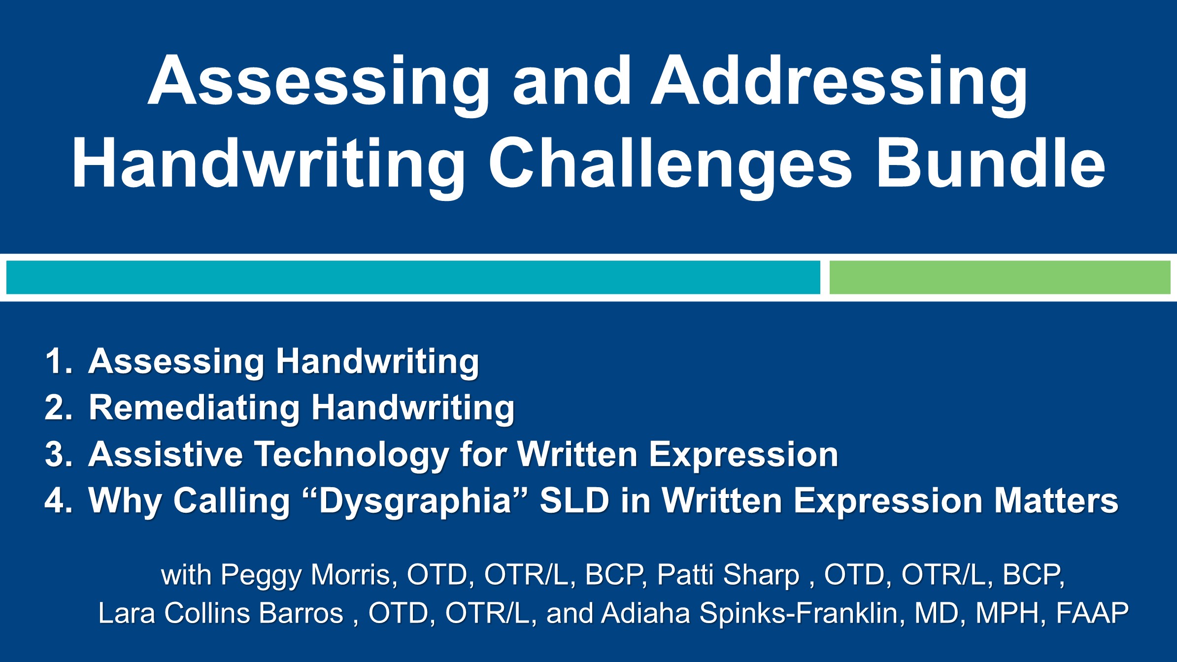 Product image for Bundle: Assessing and Addressing Handwriting Challenges