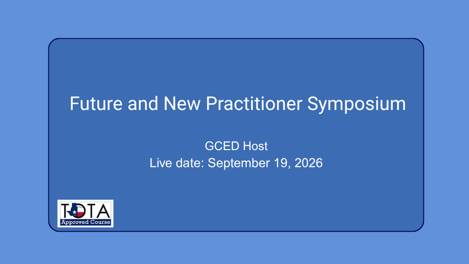 Product image for Future and New Practitioners Symposium