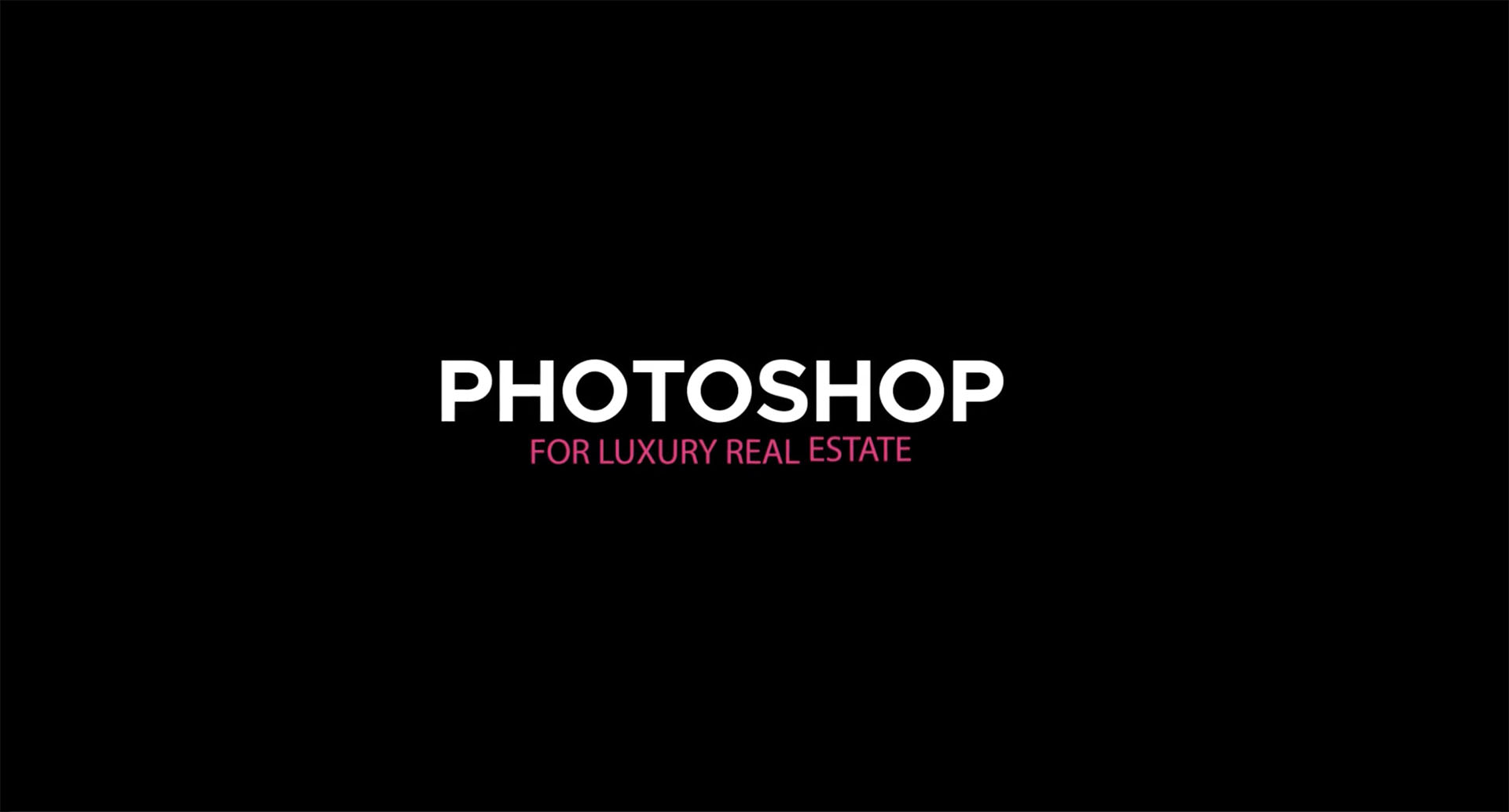 Product image for Photoshop For Luxury Real Estate