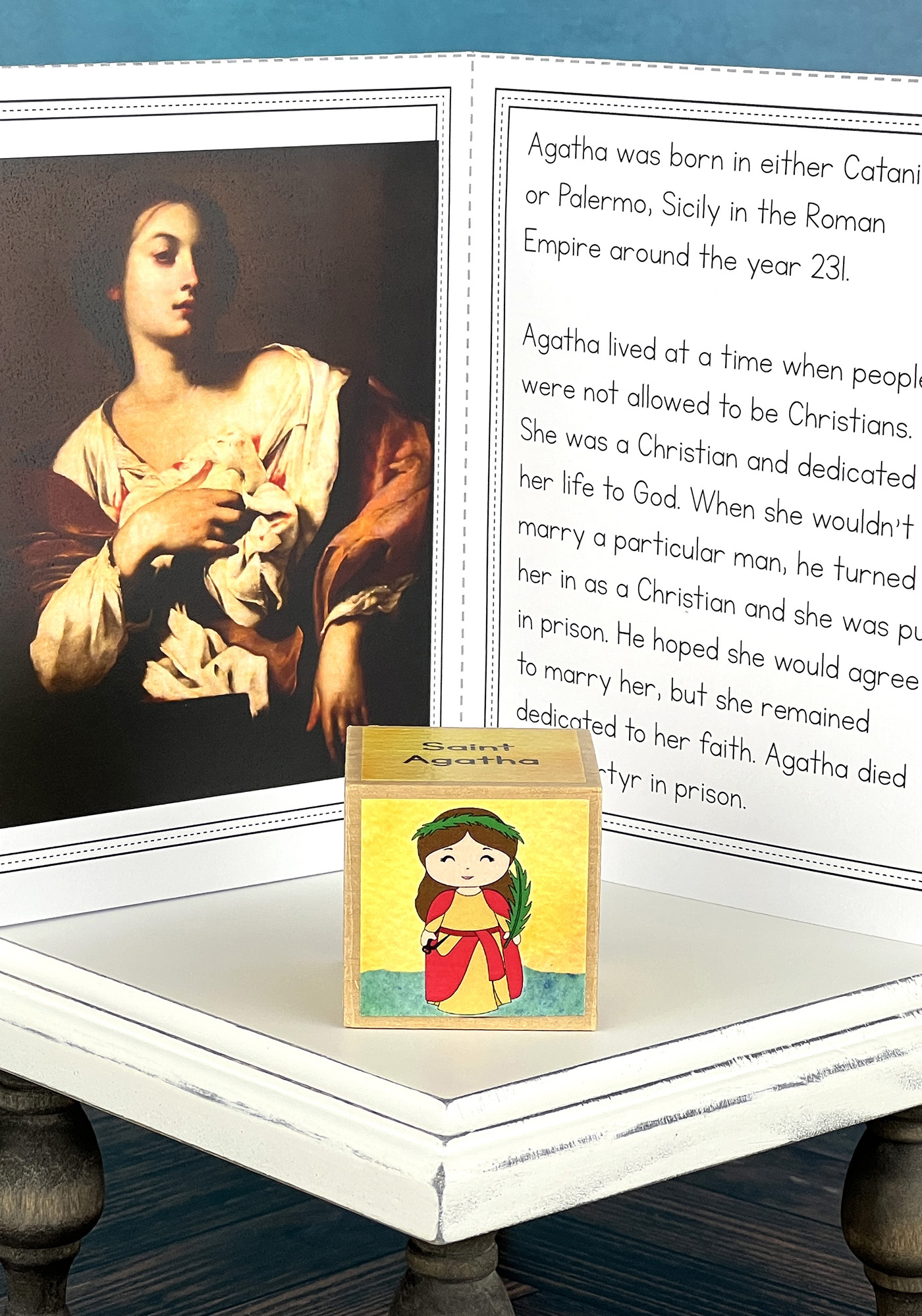 Saint Agatha Saint Block Craft